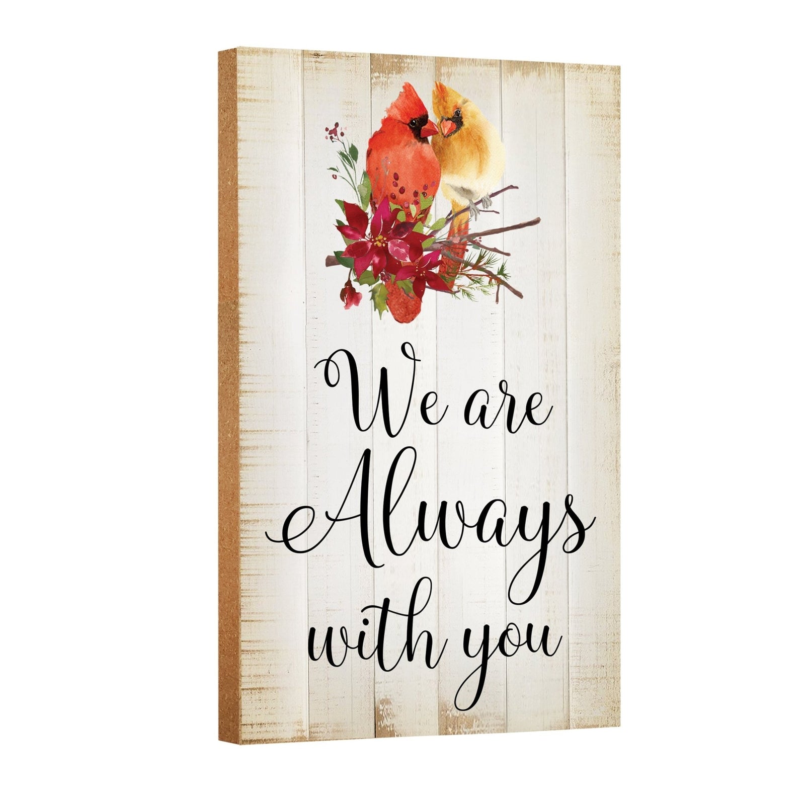 A comforting wooden memorial wall plaque