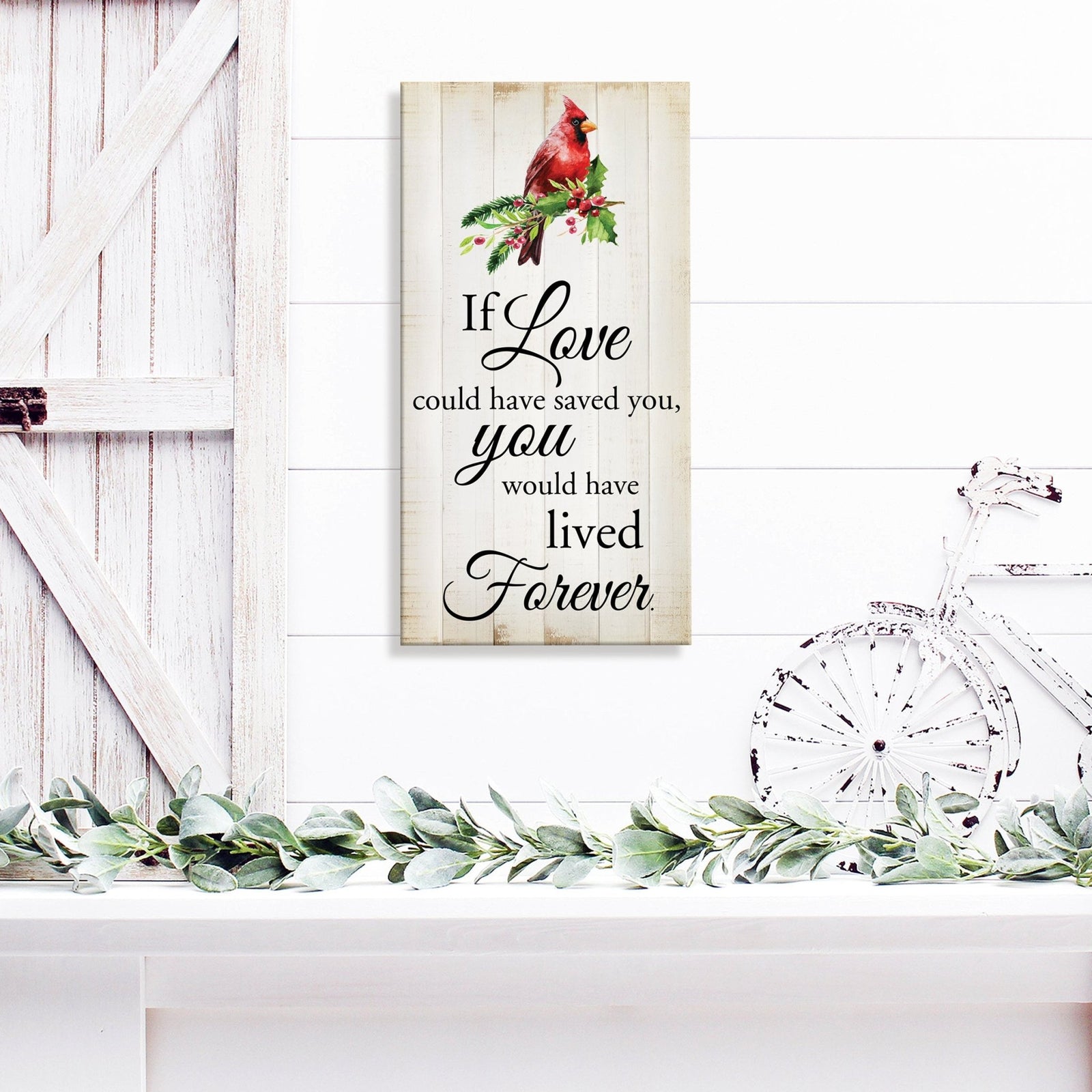 Beautiful cardinal memorial gifts for the loss of a loved one