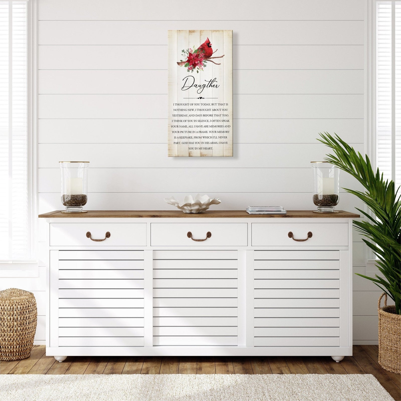 Beautiful cardinal memorial gifts for the loss of a loved one