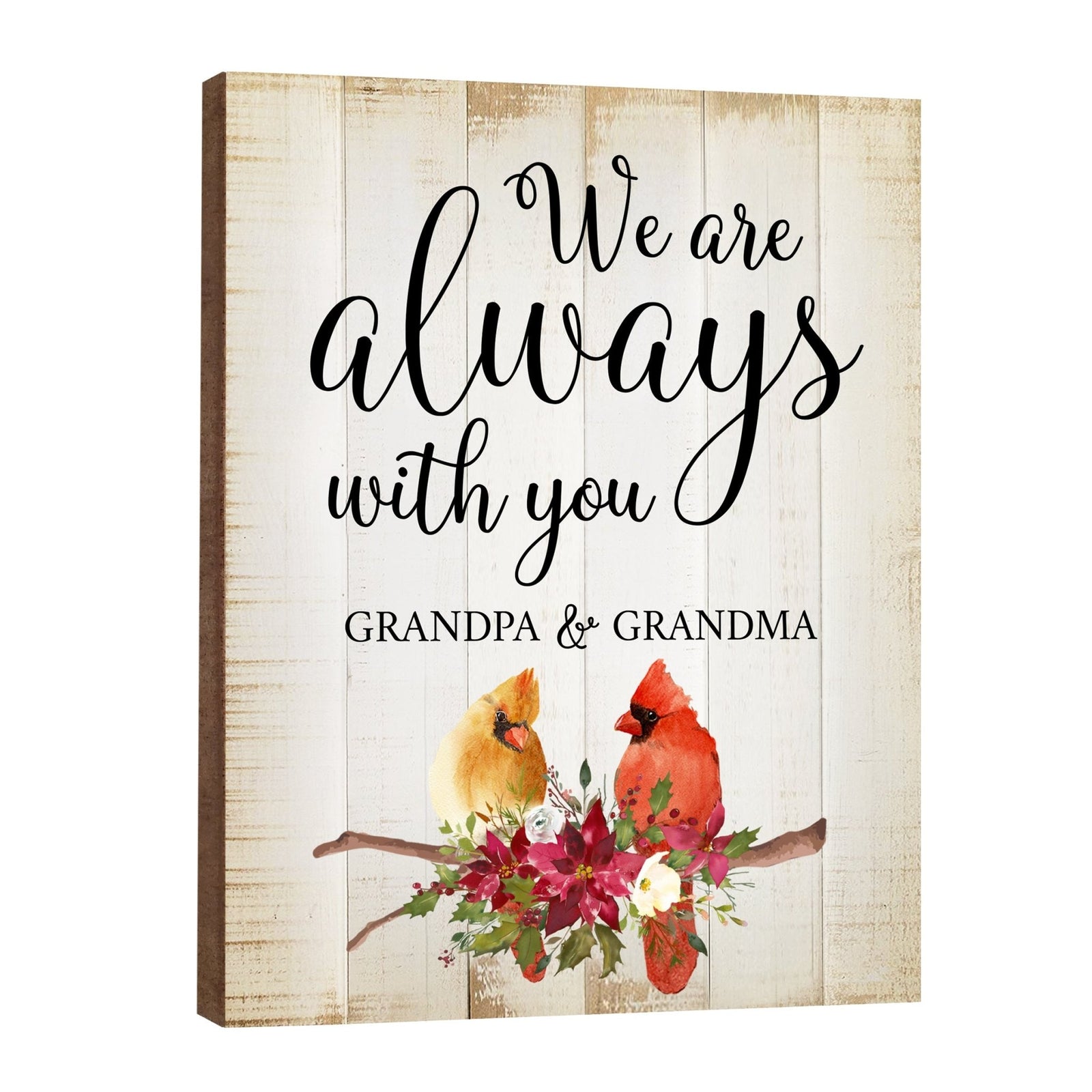 A comforting wooden memorial wall plaque