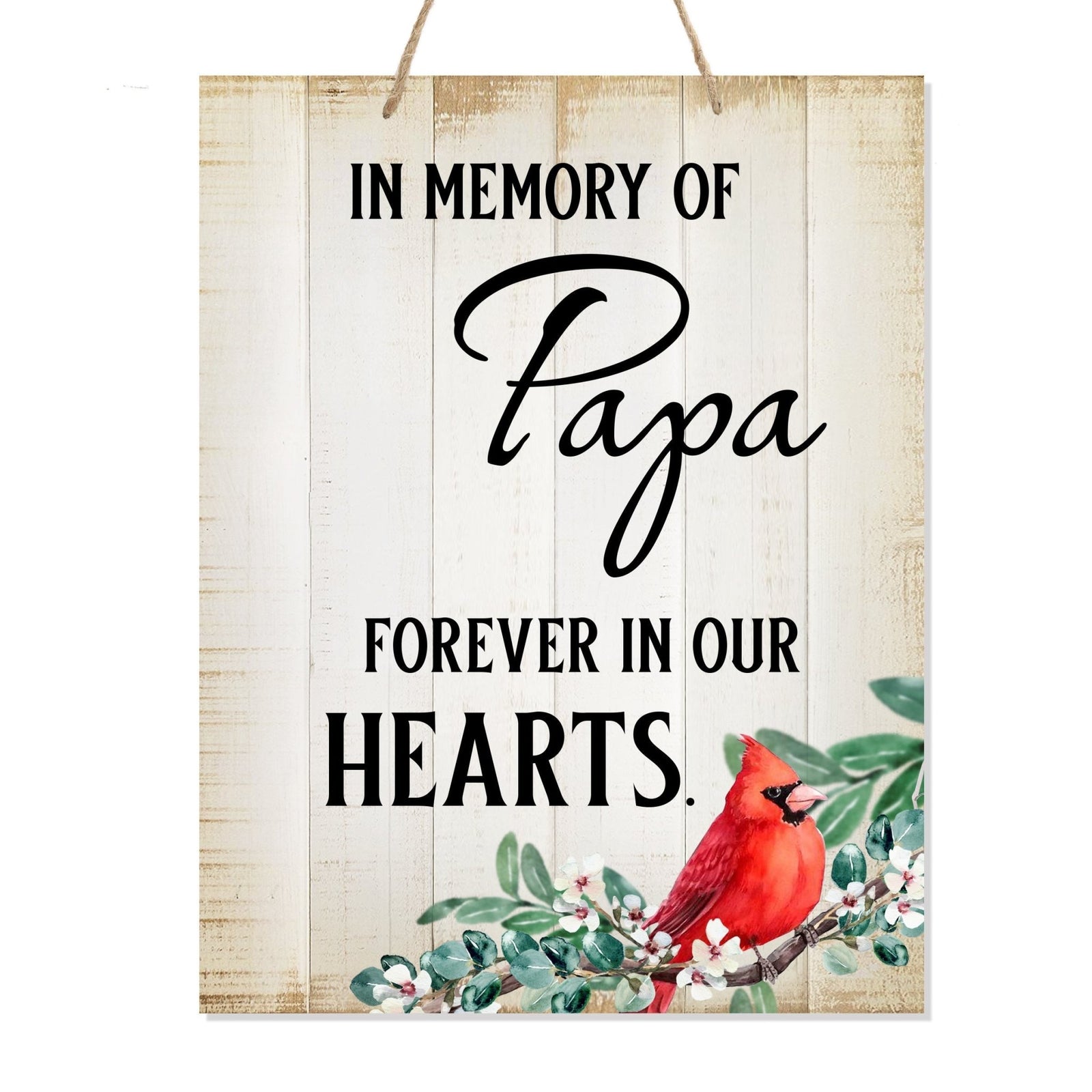 Handcrafted wooden memorial ribbon sign with a touching message, a meaningful way to remember loved ones and honor their memory.