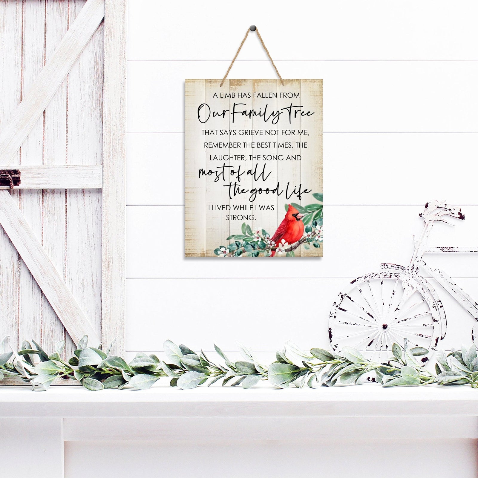 Handcrafted wooden memorial ribbon sign with a touching message, a meaningful way to remember loved ones and honor their memory.