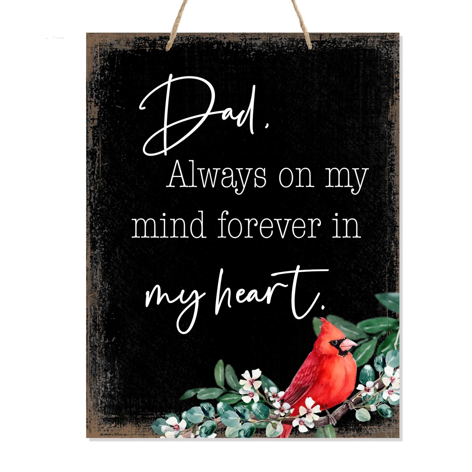 Beautiful wooden memorial signs - thoughtful loved one memorial gifts.