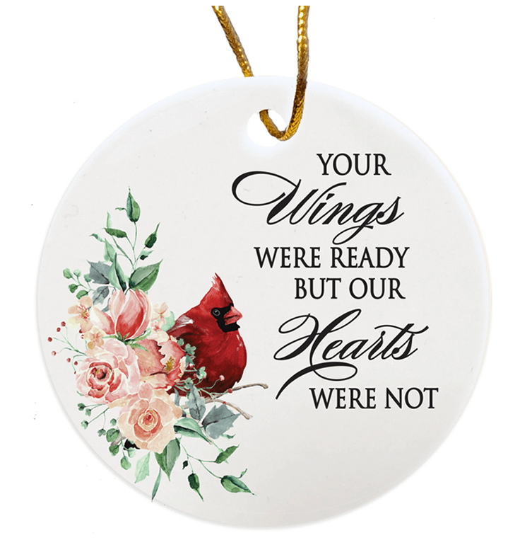 Ceramic Memorial Ornament for Loss of Loved One In Loving Memory - LifeSong Milestones