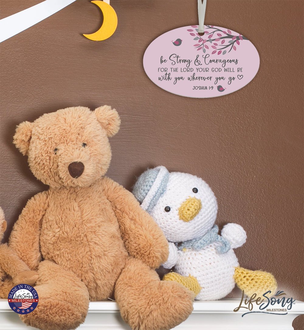 Child Baptism Hanging Ornament Verse Gift for Goddaughter - LifeSong Milestones