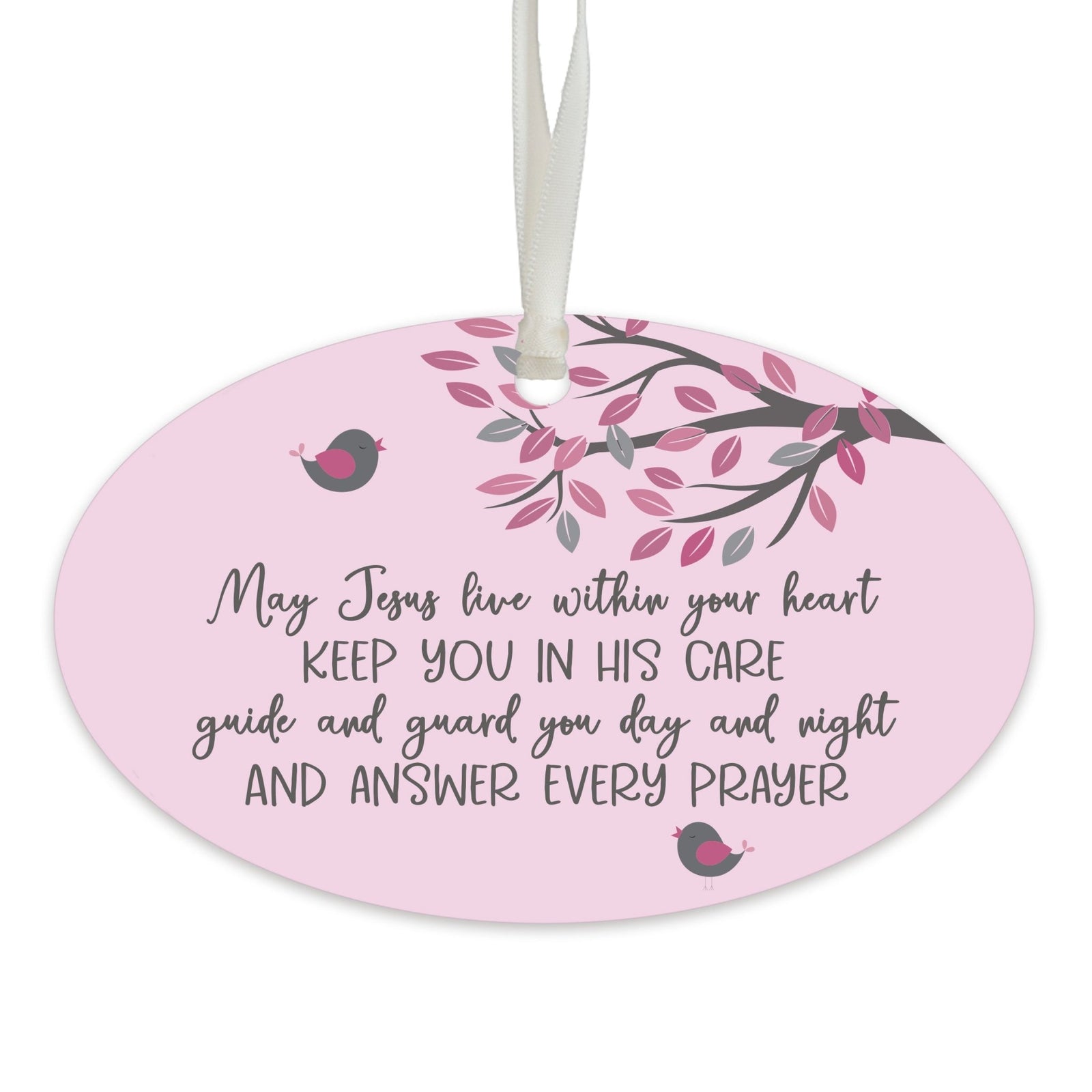 Child Baptism Hanging Ornament Verse Gift for Goddaughter - LifeSong Milestones