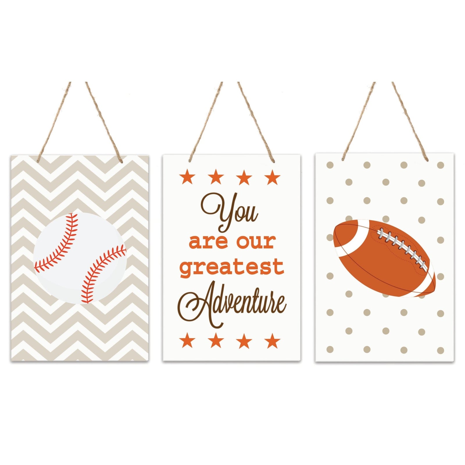 Childrens Wall Decor For Boys and Girls Bedroom - Sports - LifeSong Milestones