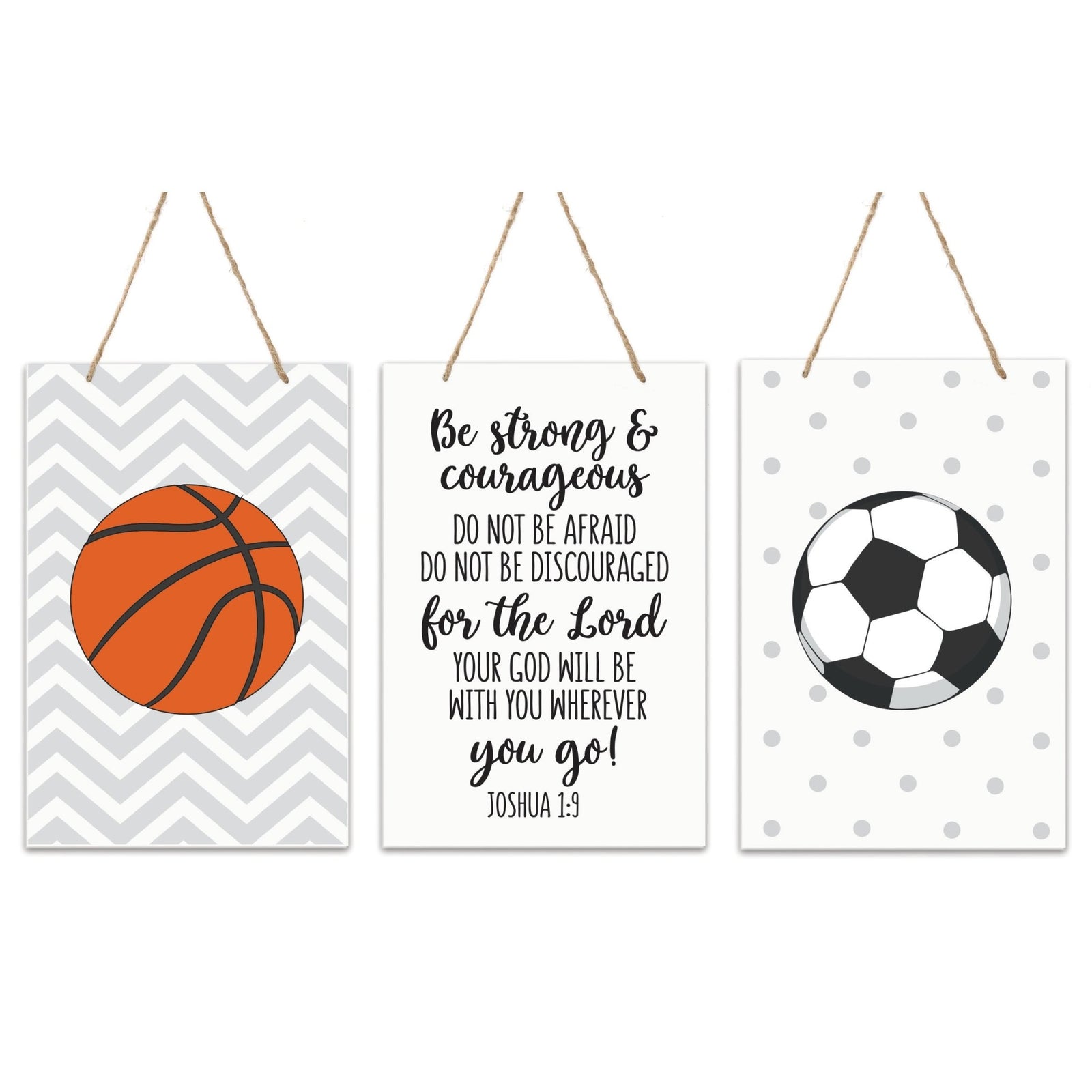 Childrens Wall Decor For Boys and Girls Bedroom - Sports - LifeSong Milestones