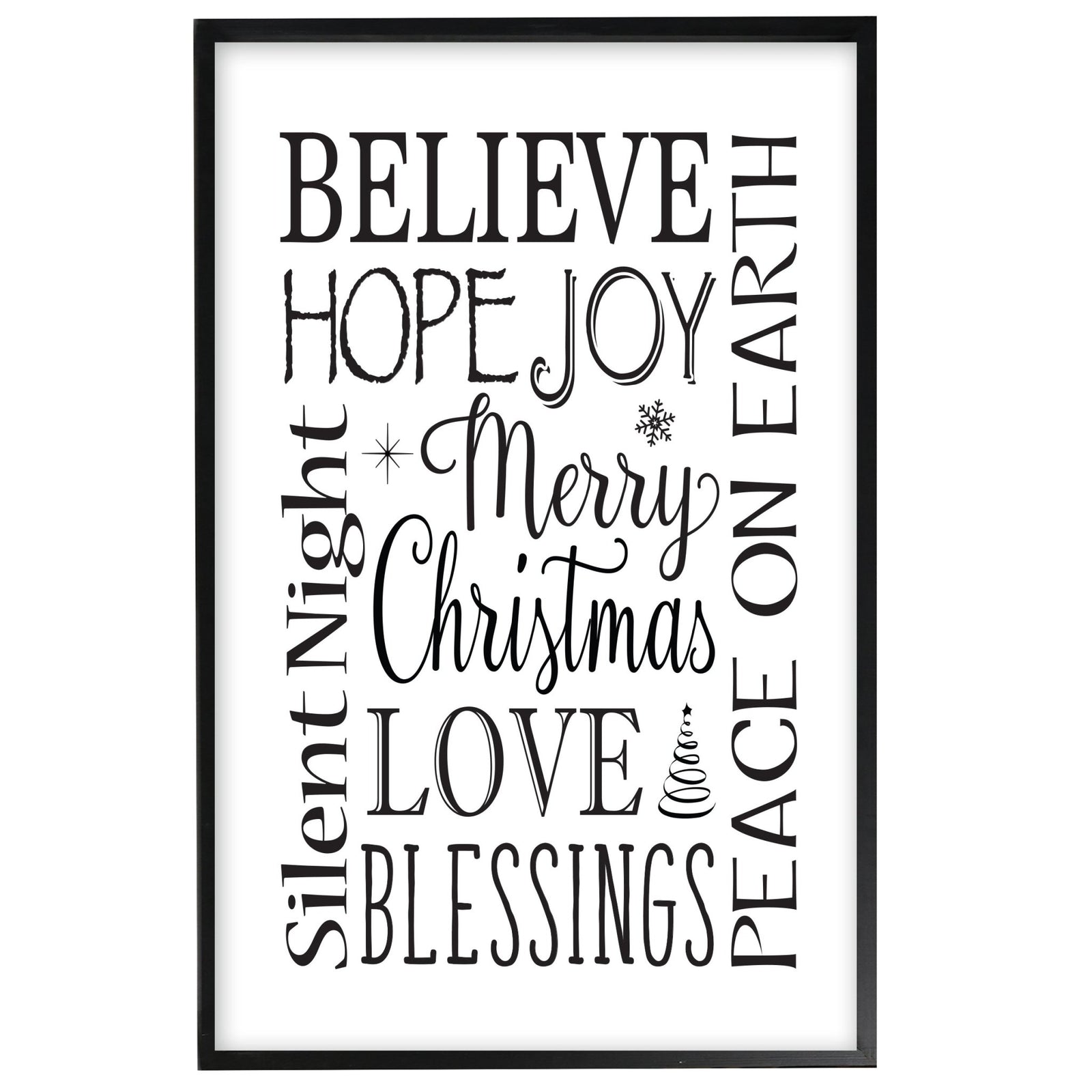 Christmas Decorations Shadow Box Wall Decor - Christmas - LifeSong Milestones