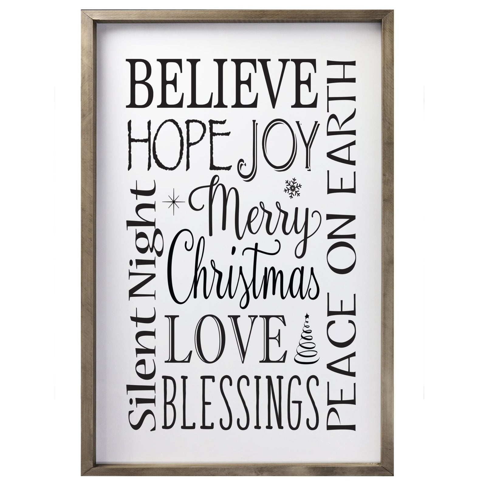 Christmas Decorations Shadow Box Wall Decor - Christmas - LifeSong Milestones