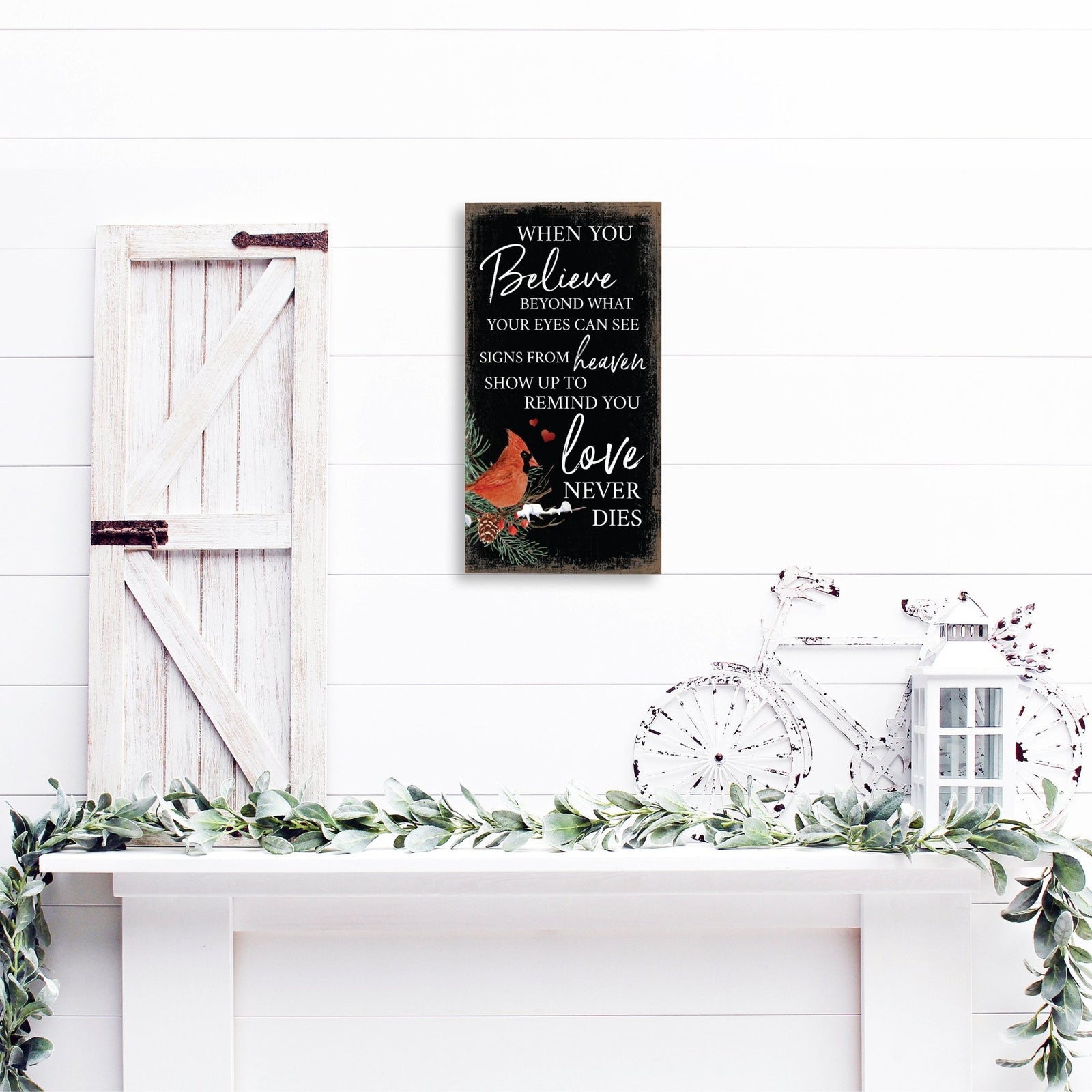 Wooden memorial plaque - a thoughtful gift for loss of a loved one.