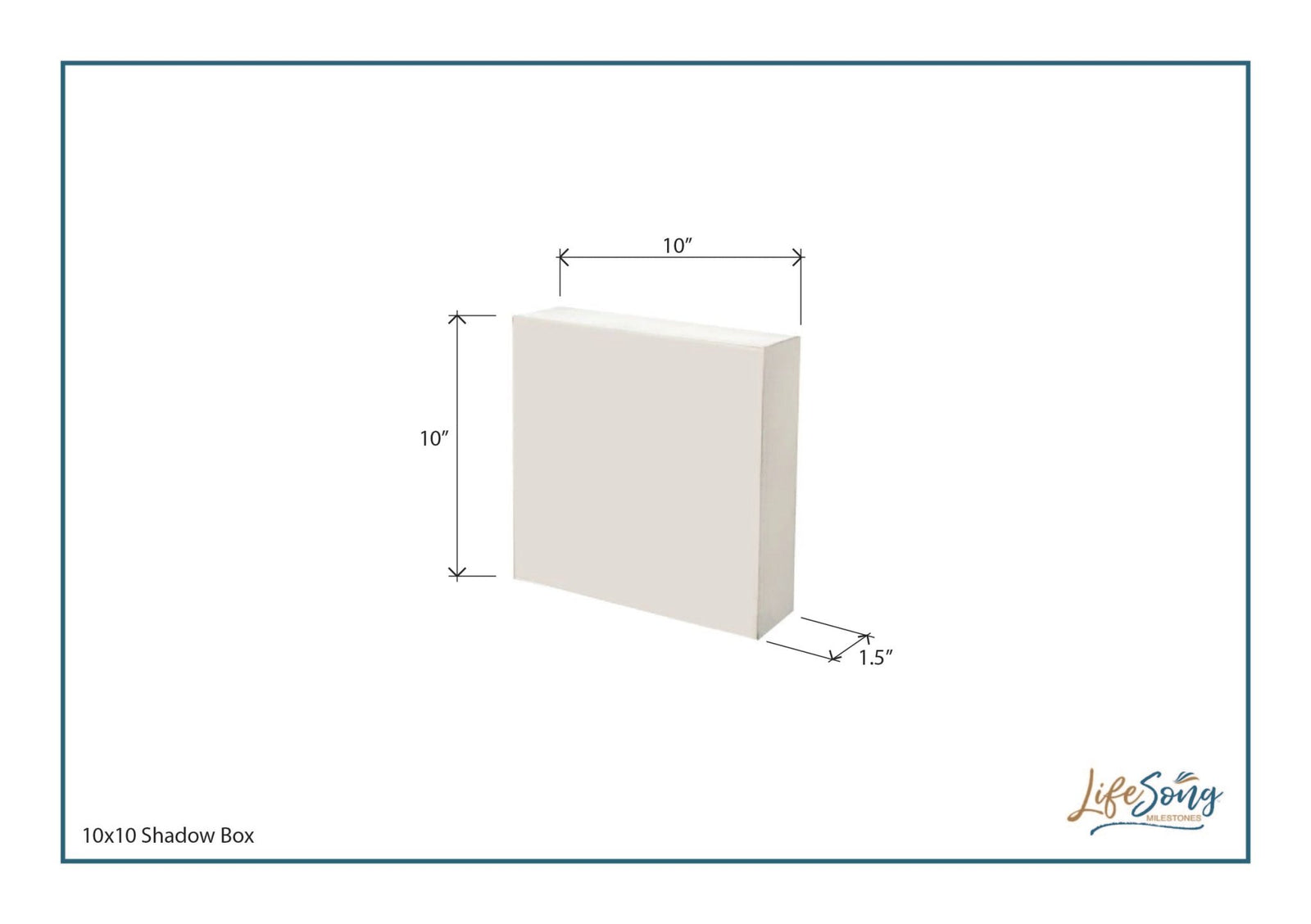 Christmas Shadow Box Shelf Décor - Joy Hope Love Peace - LifeSong Milestones