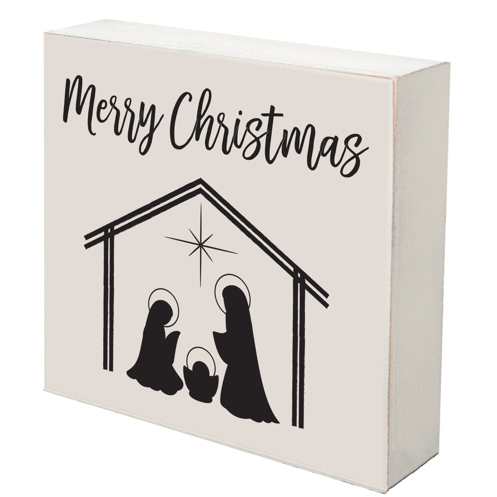 Christmas Shelf Décor - Nativity Scene - LifeSong Milestones