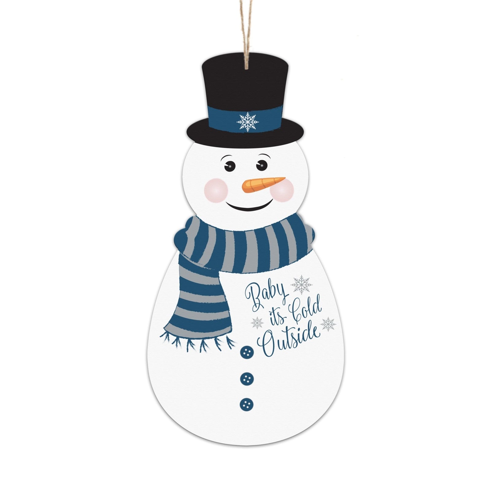 Christmas Snowman Ornaments With Different Sayings - LifeSong Milestones