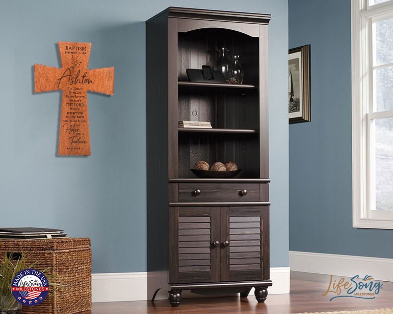 Custom Wooden Baptism Wall Cross