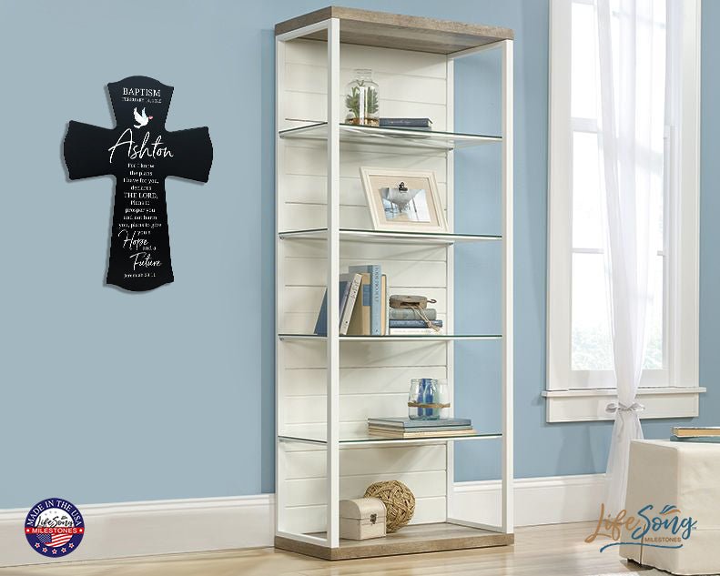 Personalized Baby Baptism Wall Cross