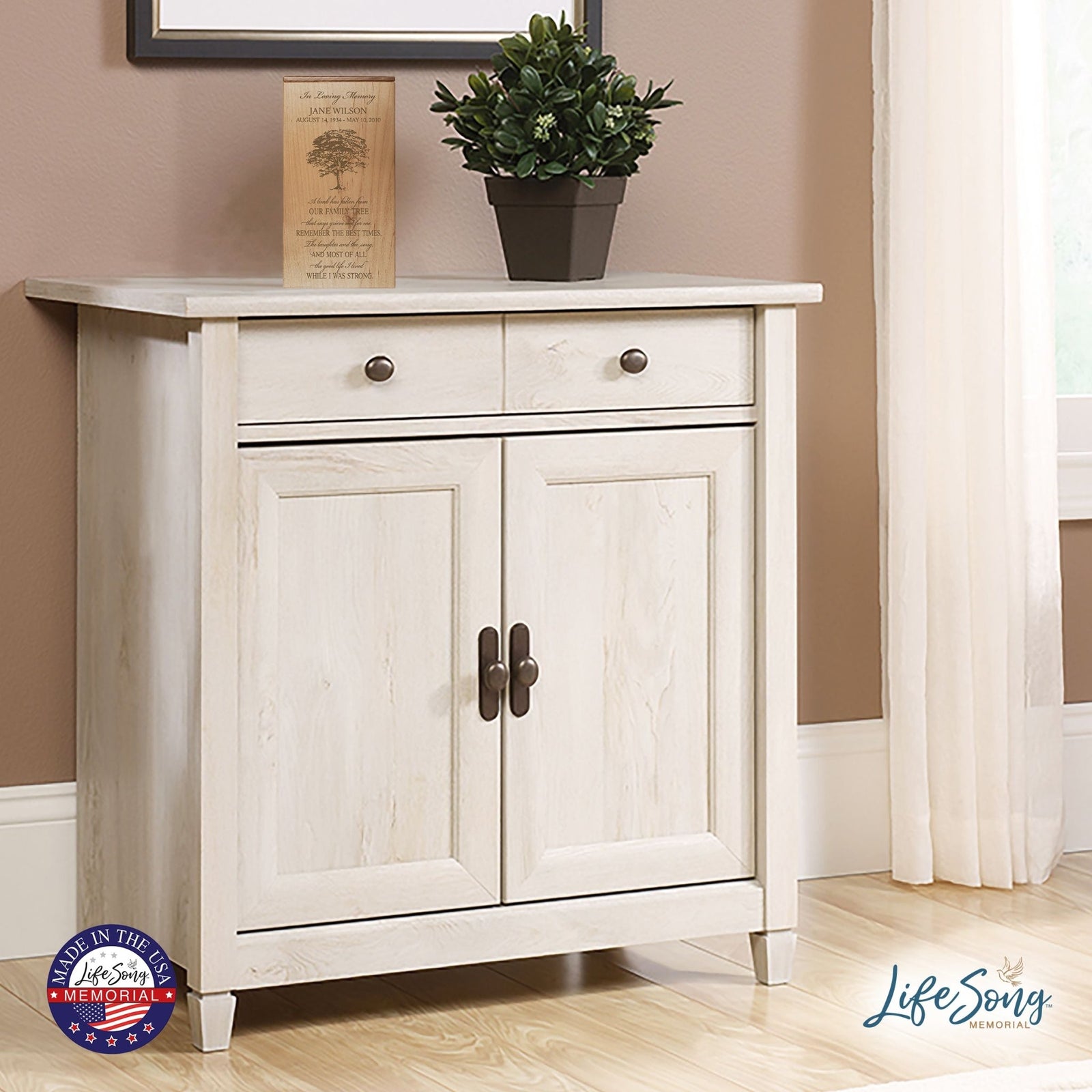 Custom Funeral Wooden Keepsake Urn Box for Cherished Memories