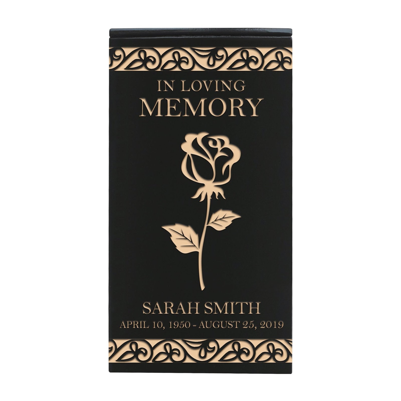 Handcrafted Memorial Urn Box for Special Tributes