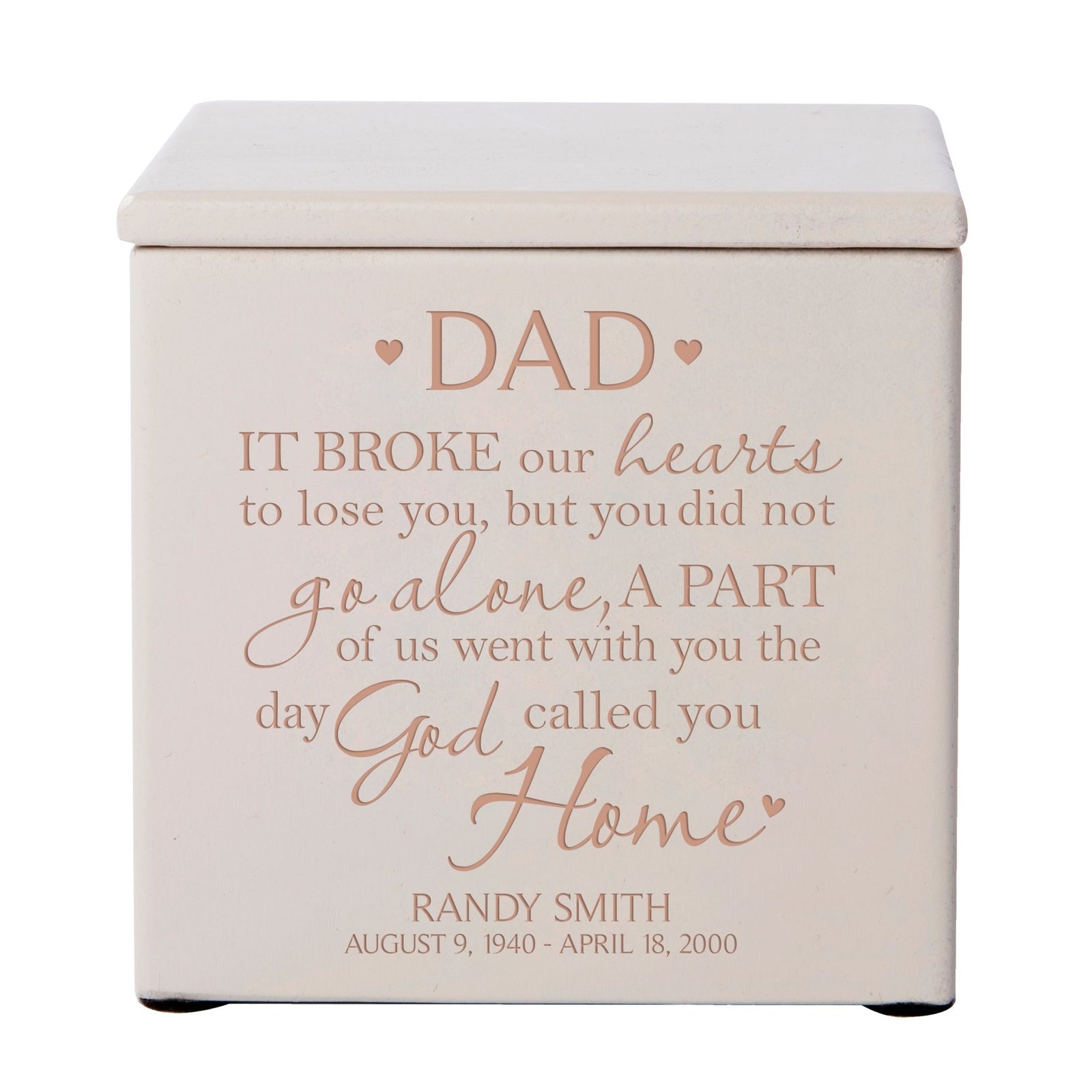 Personalized Funeral Cremation Urn for Human Ashes