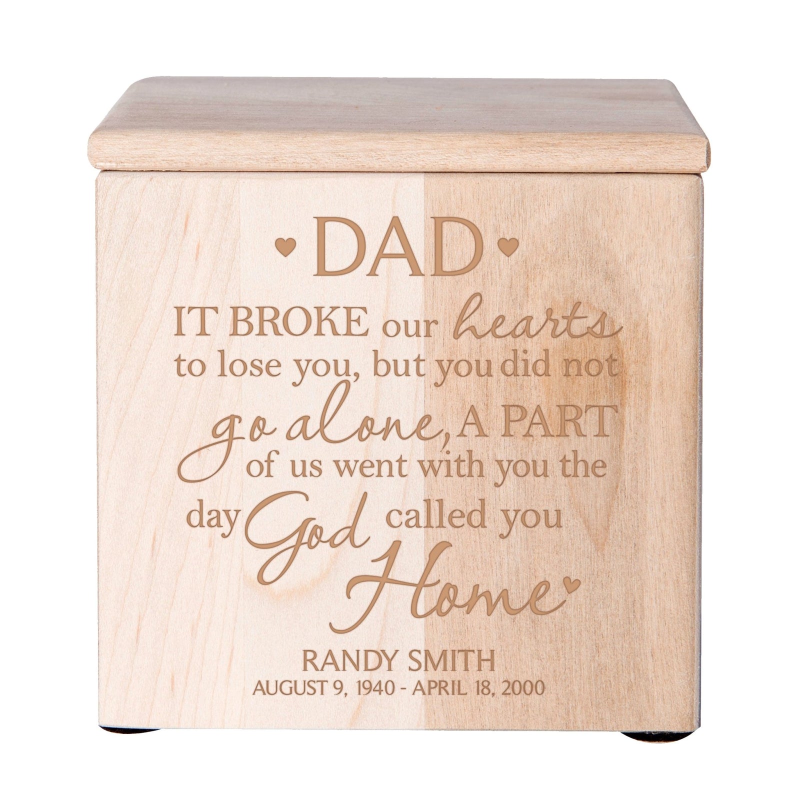 Personalized Funeral Cremation Urn for Human Ashes