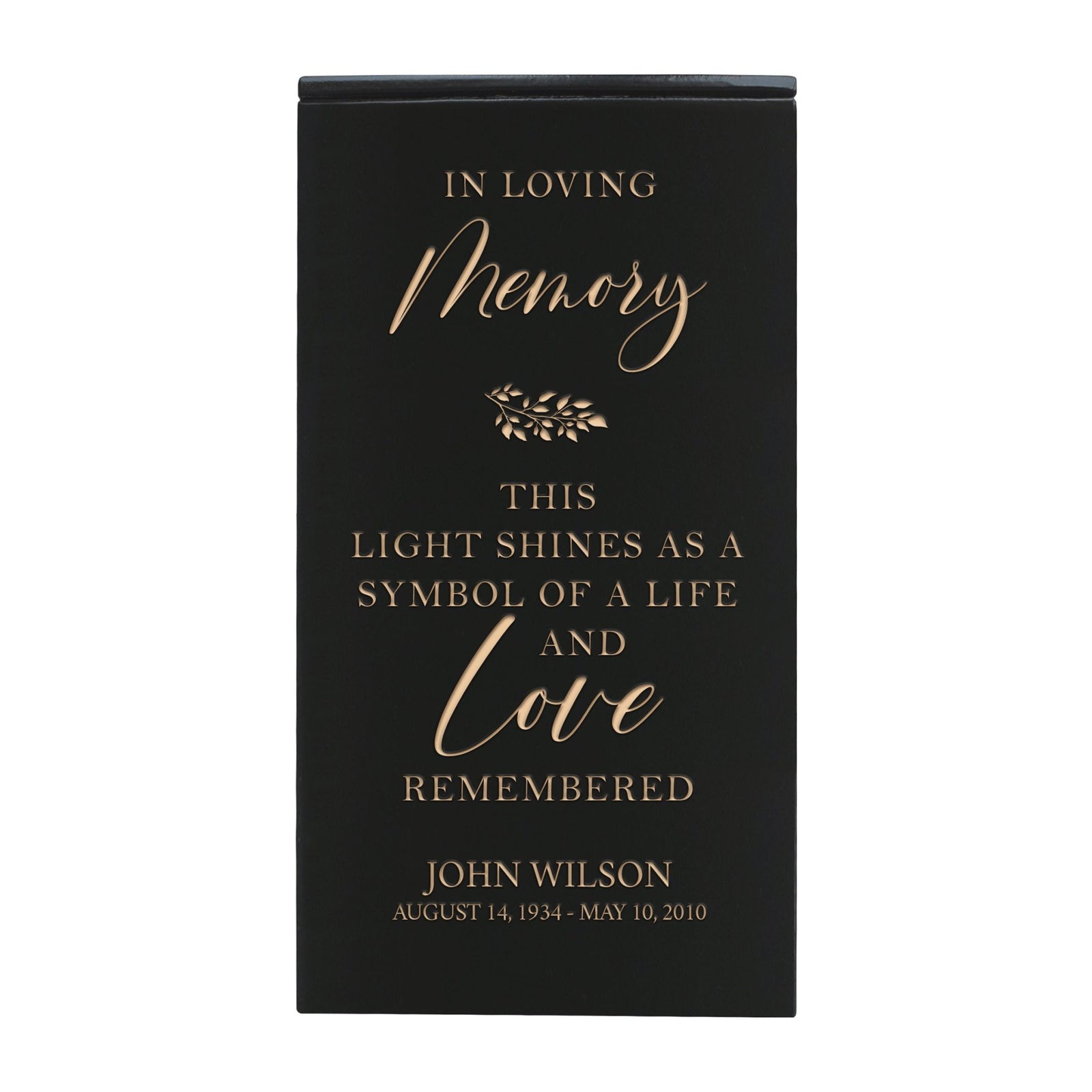 Custom Memorial Handcrafted Wooden Keepsake Urn Box
