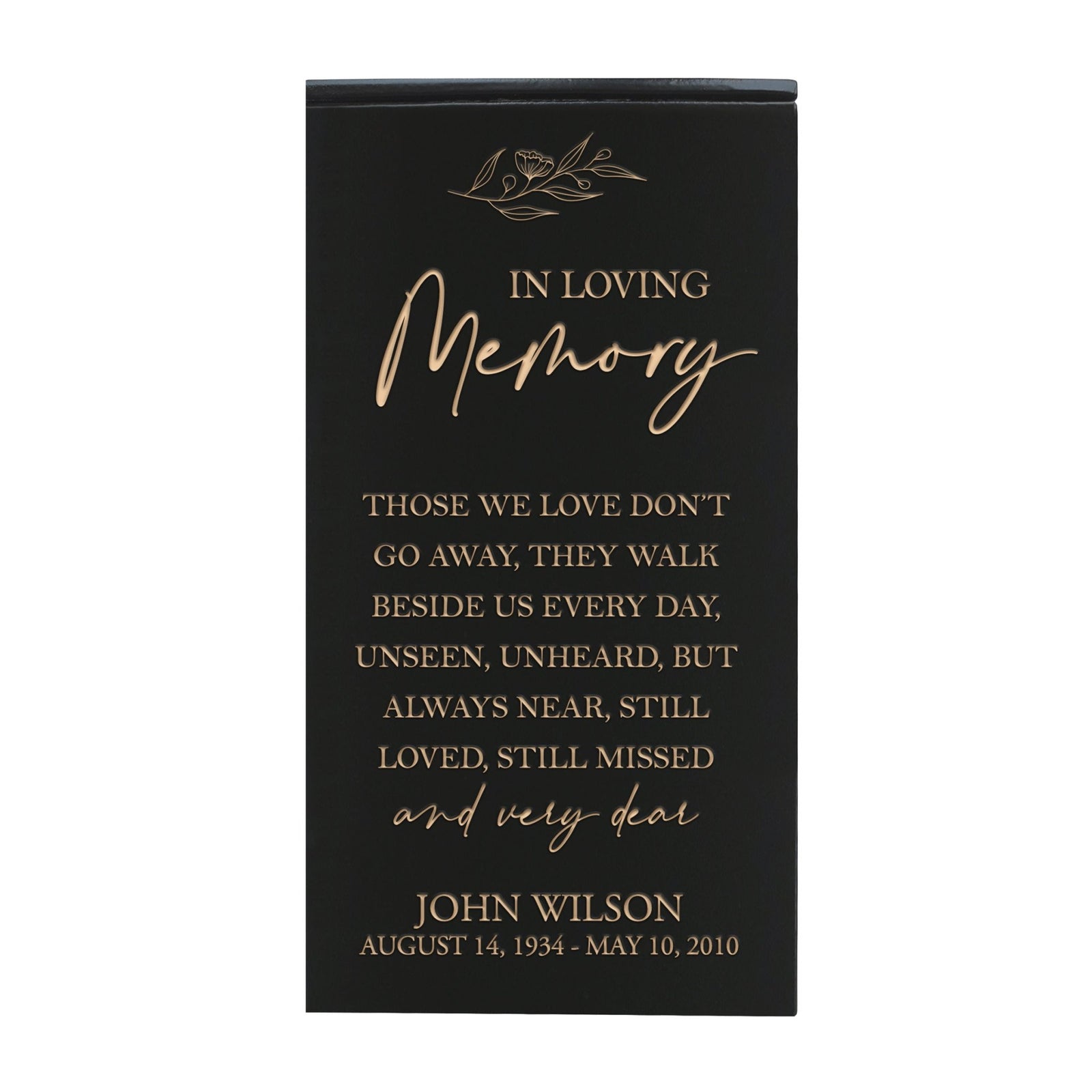 Custom Memorial Handcrafted Wooden Keepsake Urn Box