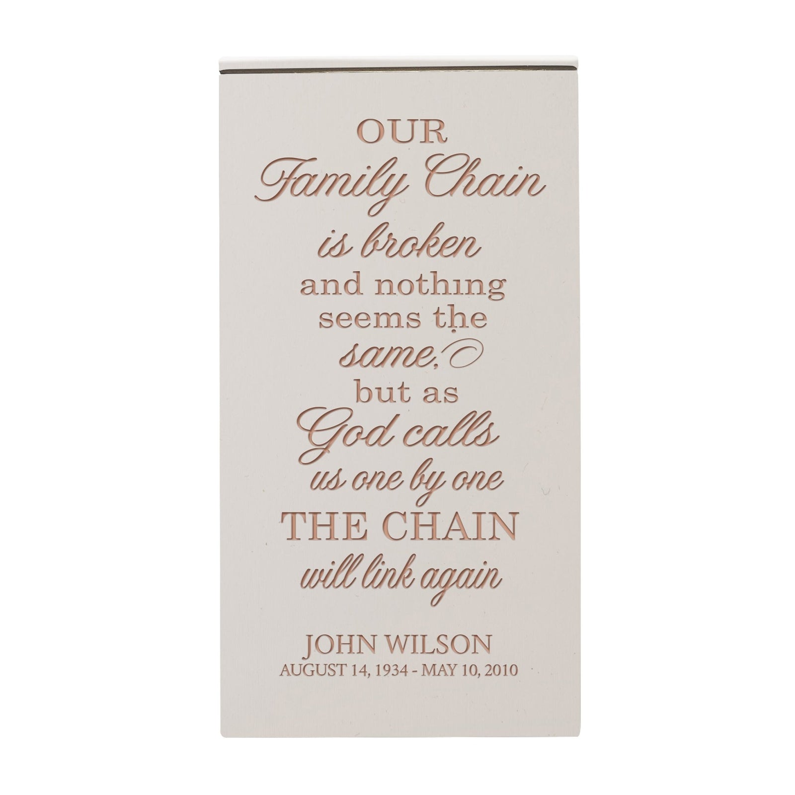 Elegant Engraved Wooden Keepsake Urn Box for Treasured Memories