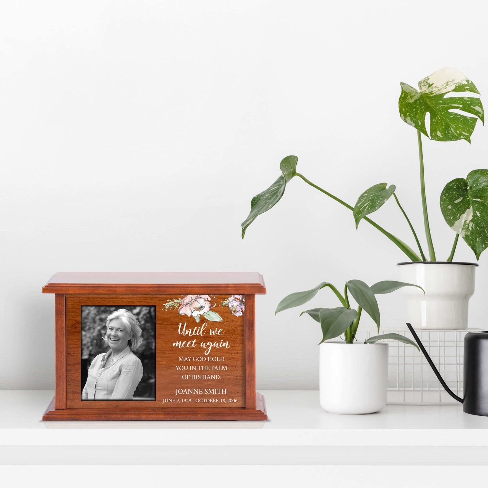 Custom Engraved Photo Cremation Urn - Until We Meet Again - LifeSong Milestones