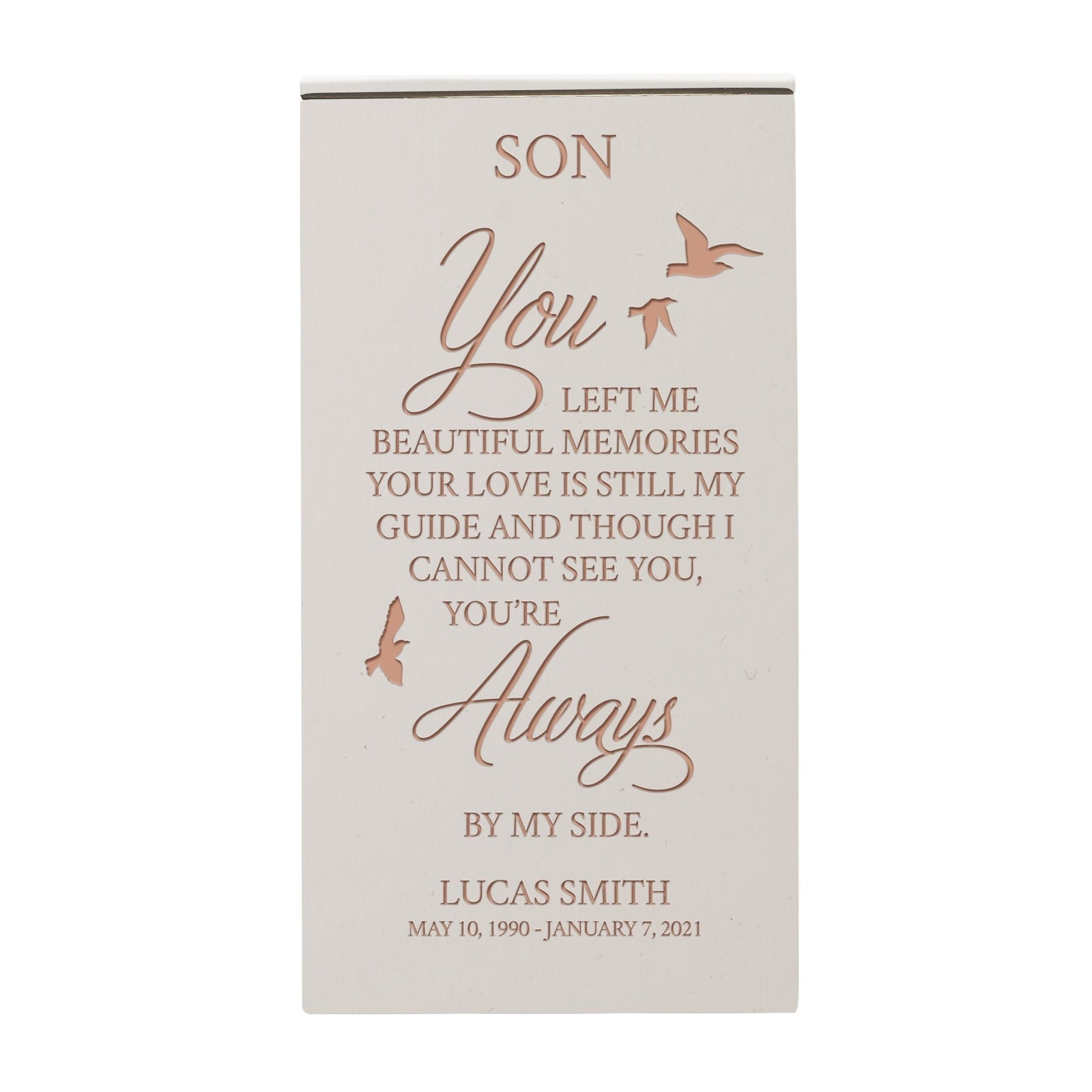 Customizable Wooden Keepsake Urn Box for Lasting Tributes