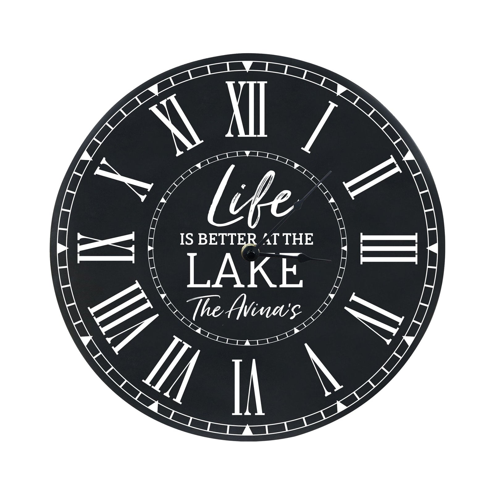 Custom Everyday Home and Family Clock 12” x .75” Life Is Better - LifeSong Milestones