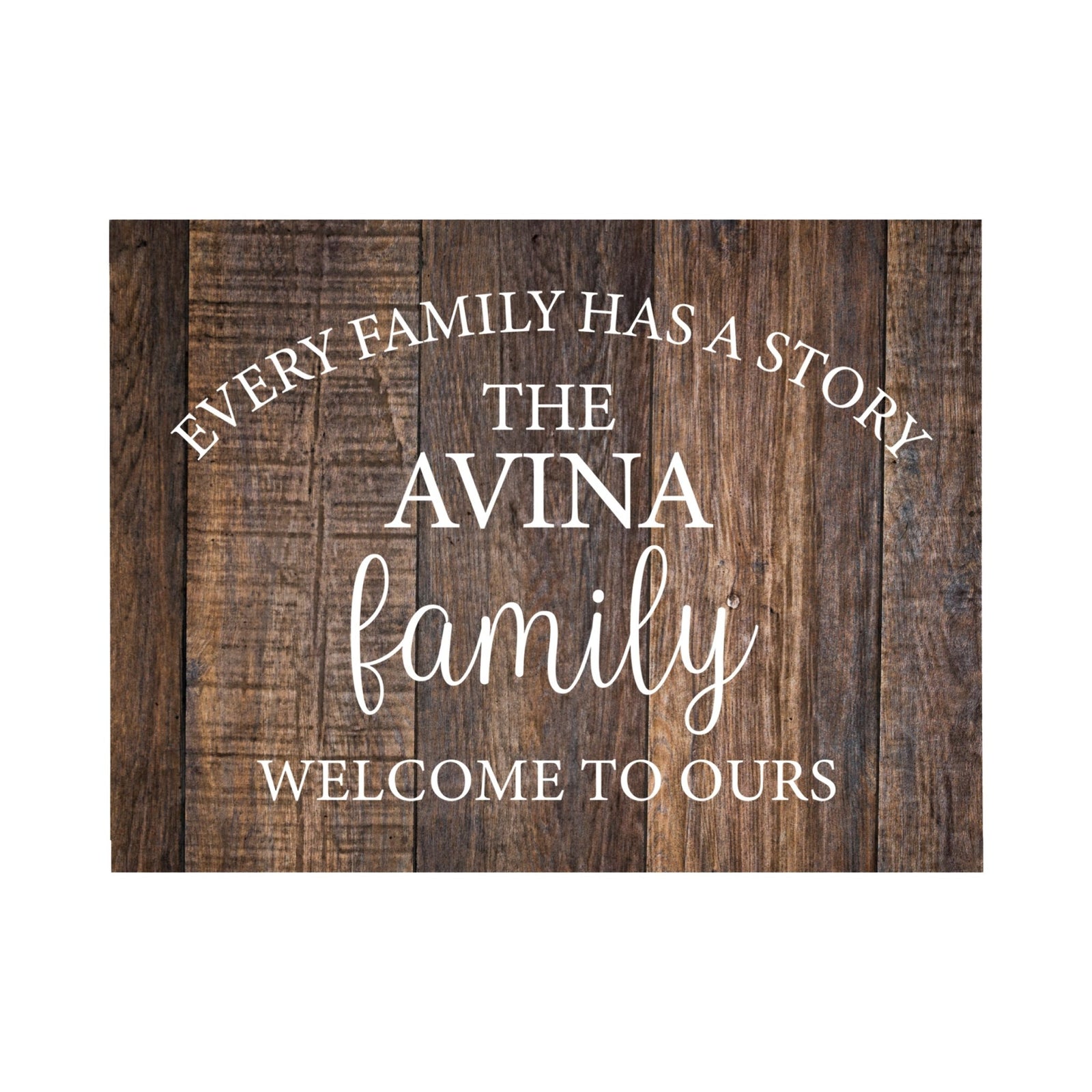 Custom Everyday Inspirational 6.8 Wall Sign - Every Family Has - LifeSong Milestones