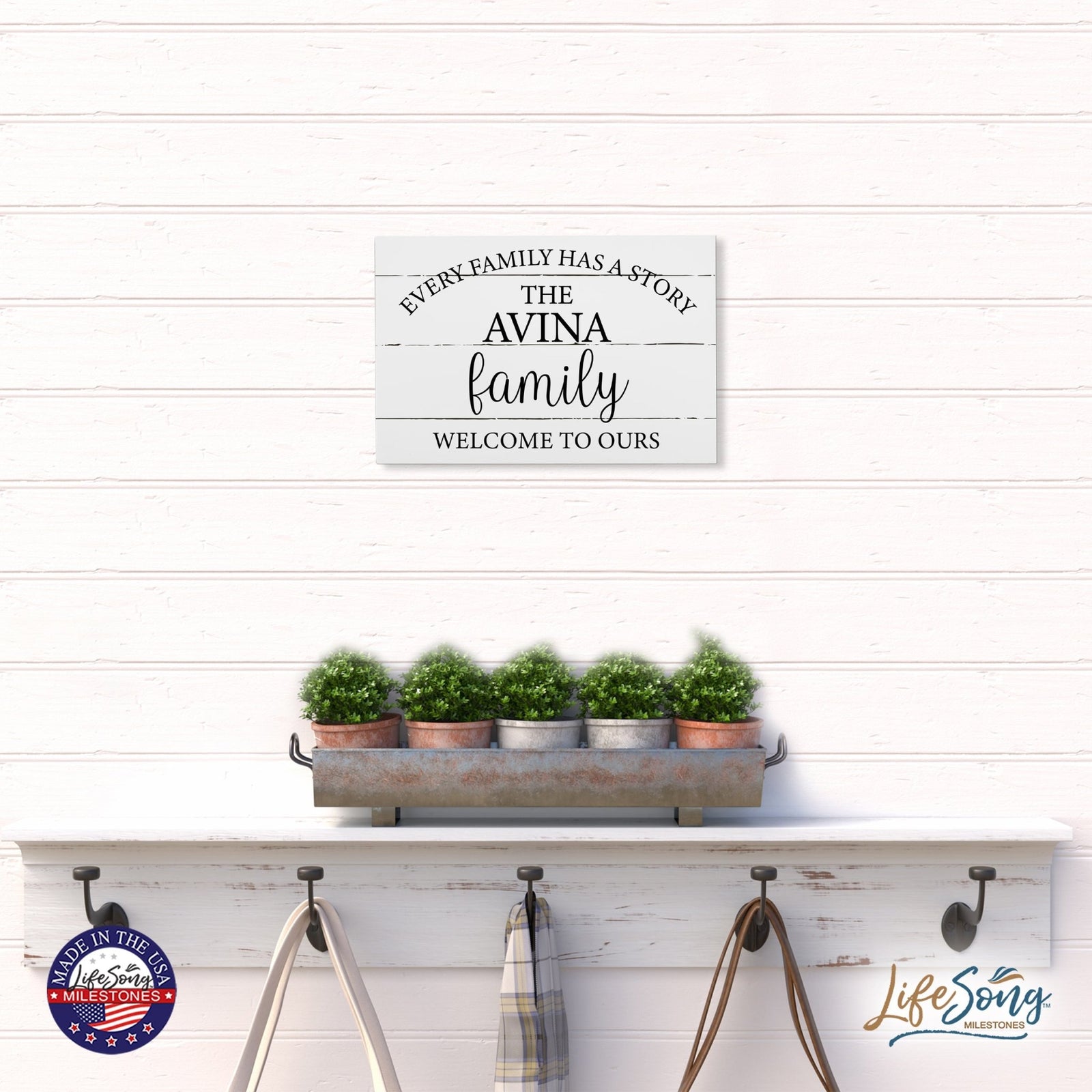 Custom Everyday Inspirational 6.8 Wall Sign - Every Family Has - LifeSong Milestones