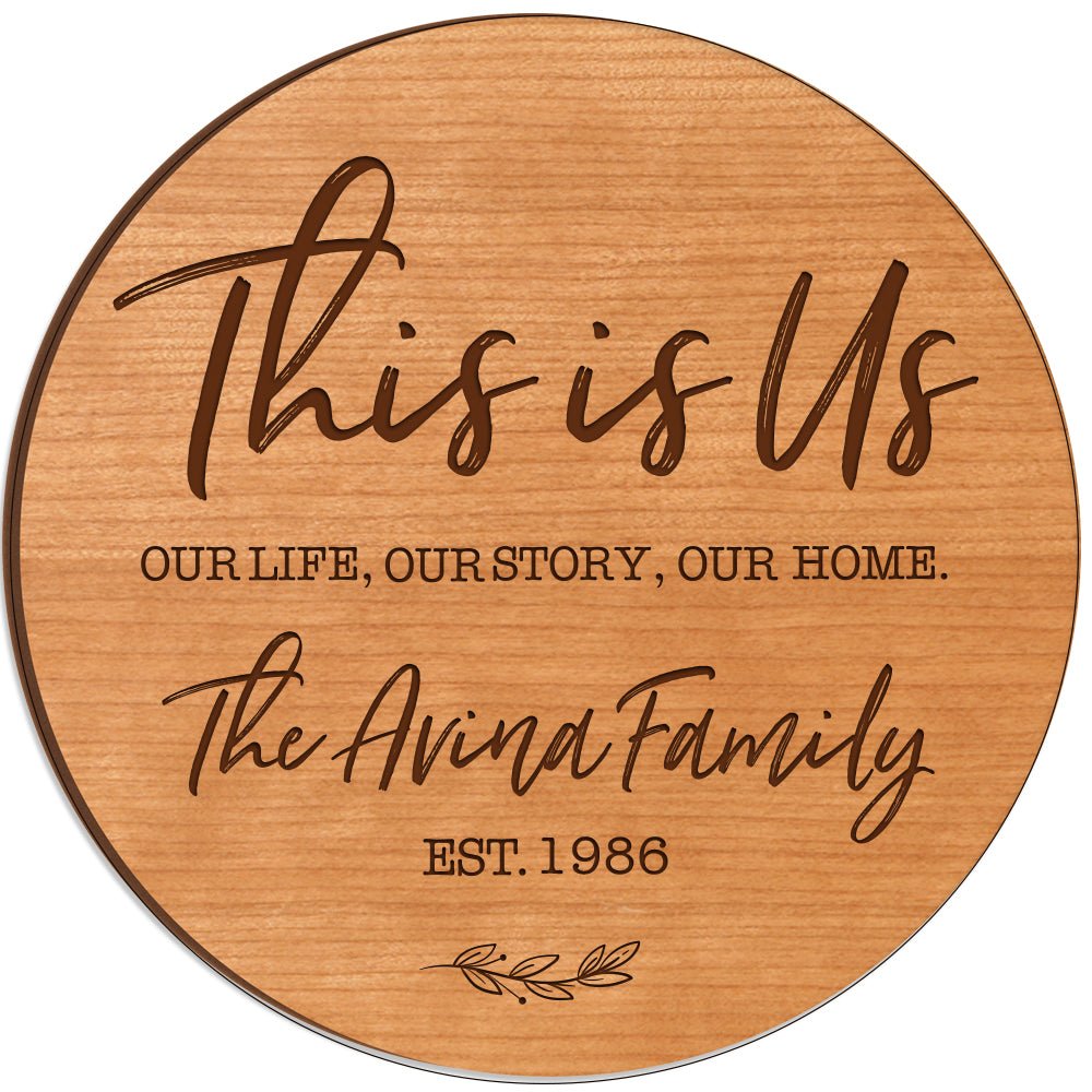 Custom Everyday Lazy Susan 12x12 This Is Us - LifeSong Milestones