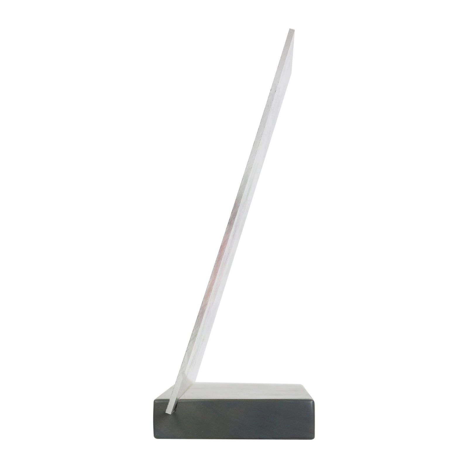 Custom Memorial Acrylic Sign with Base and Votive Candle Holder Because Someone - LifeSong Milestones