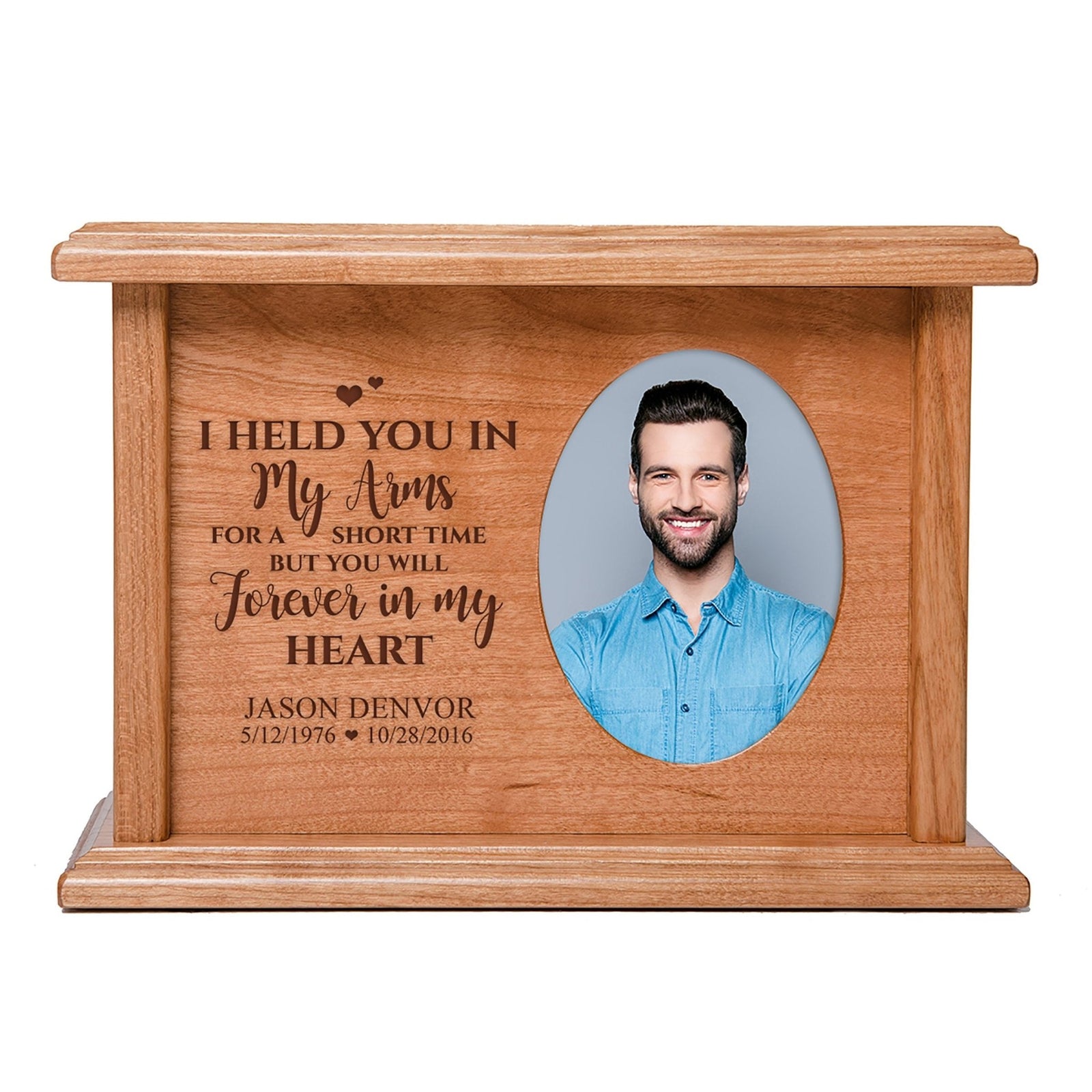 Personalized Handcrafted Memorial Wooden Keepsake Urns for Human Ashes