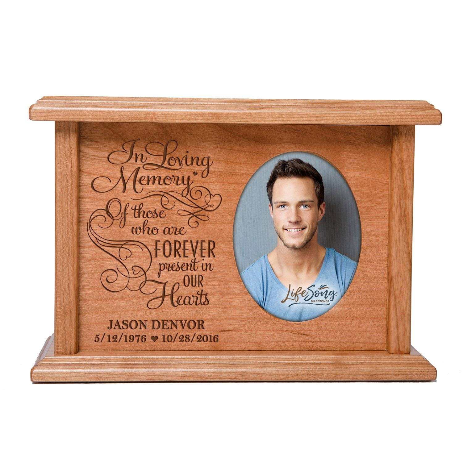 Handcrafted Memorial Wooden Keepsake Urns for Human Ashes