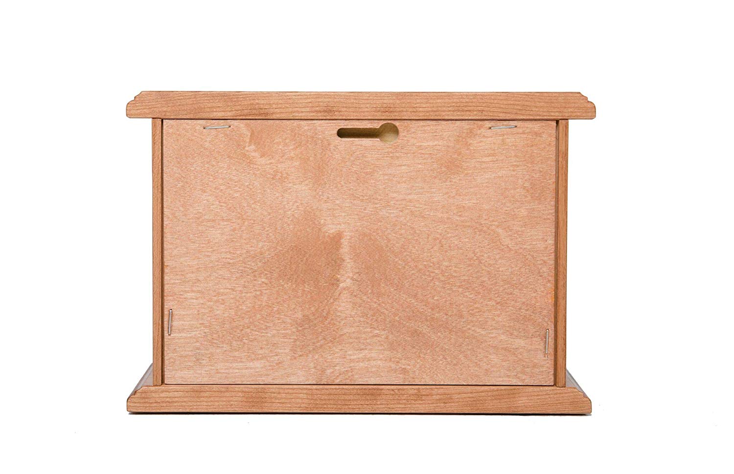 Custom Memorial Cremation Urn Box for Human Ashes holds 2x3 photo and holds 65 cu in Spanish God Saw You - LifeSong Milestones