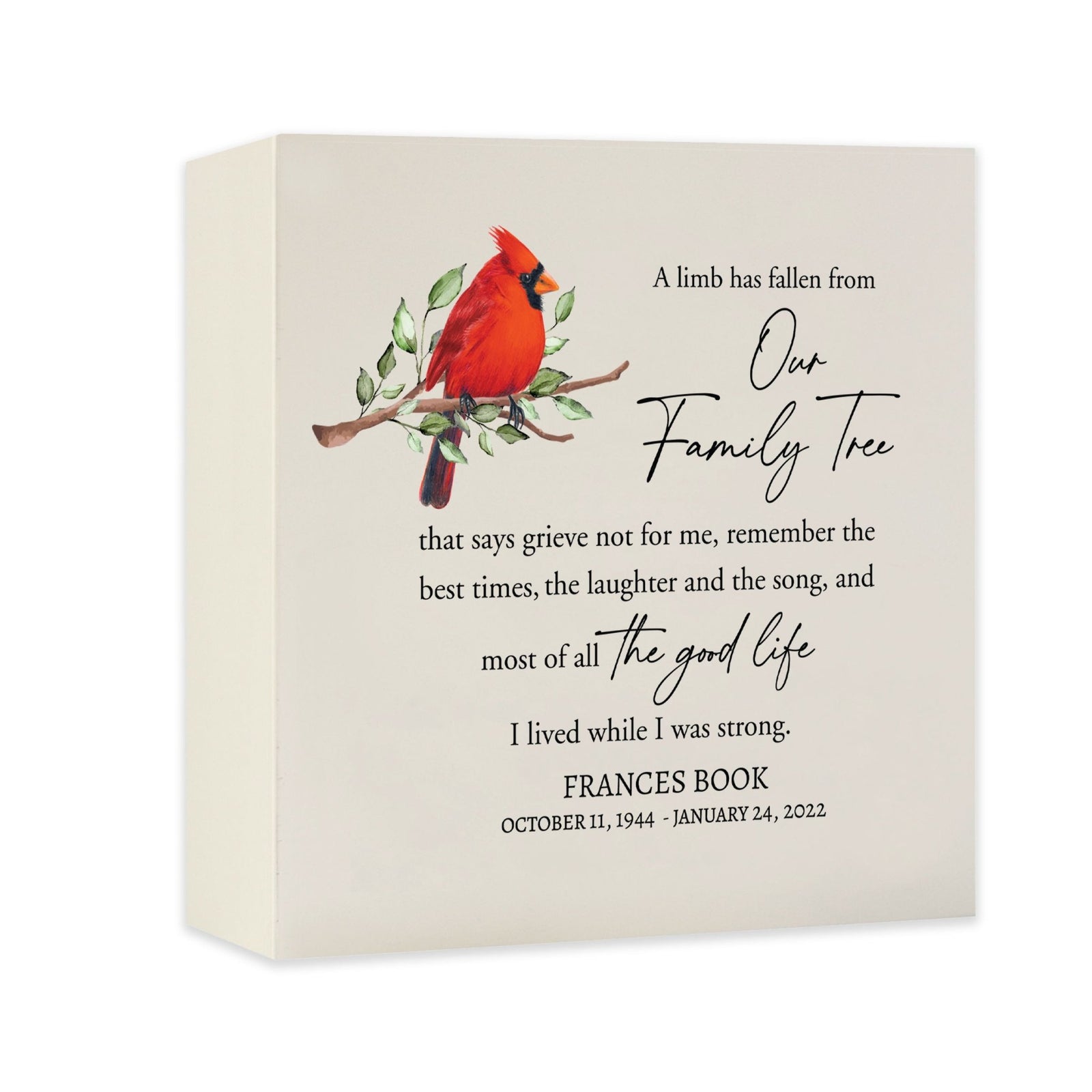 Custom Funeral Shadow Box Shelf Urn For Adult Human Ashes