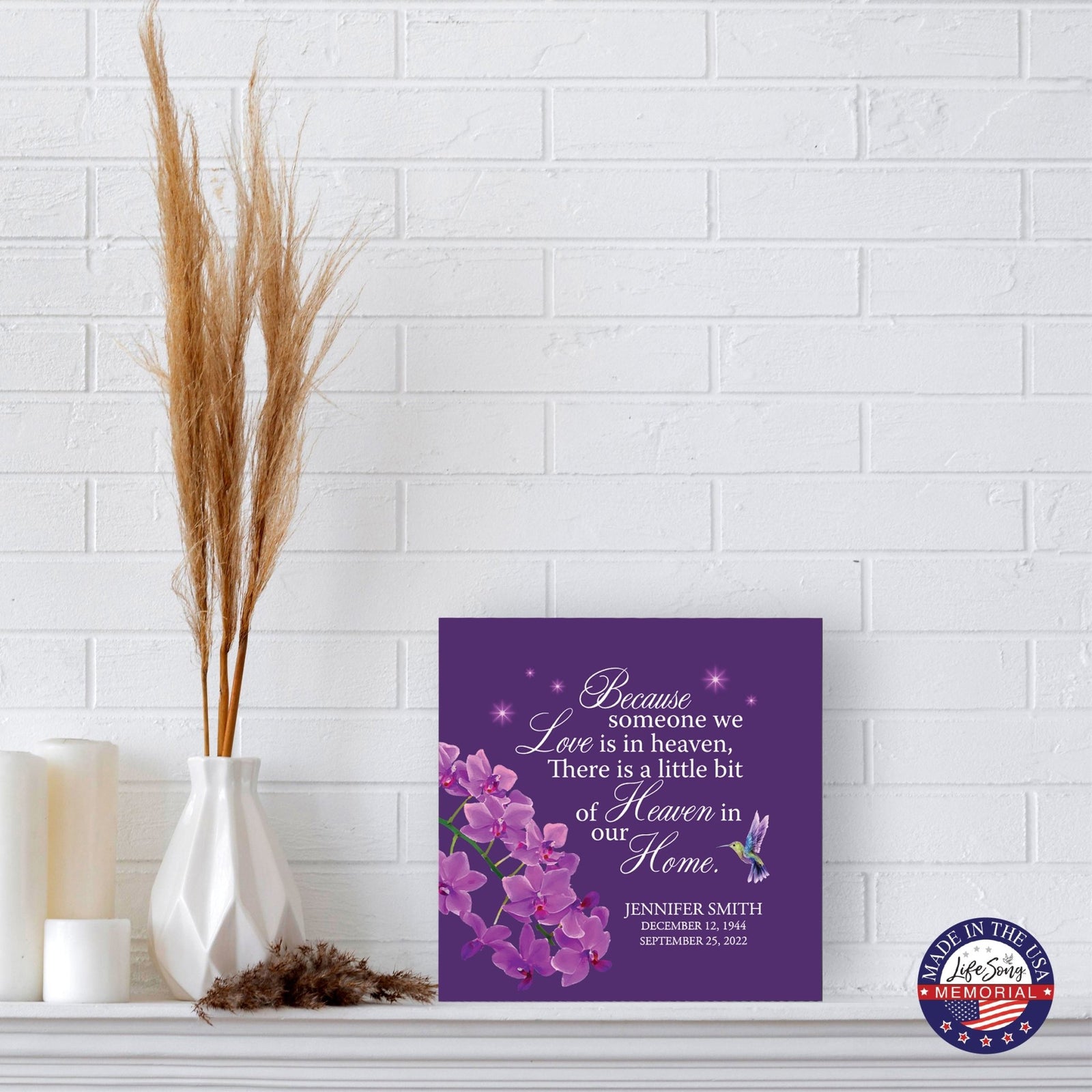 Custom Modern Shadow Box Urn Memorial Bereavement Gift Ideas