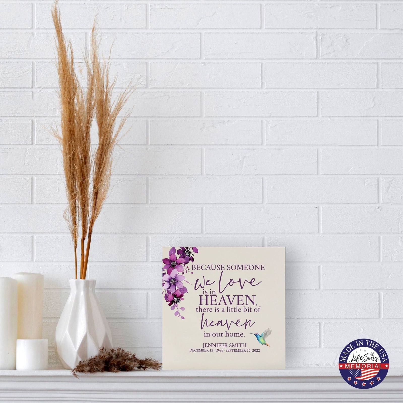 Custom Modern Shadow Box Urn Memorial Bereavement Gift Ideas