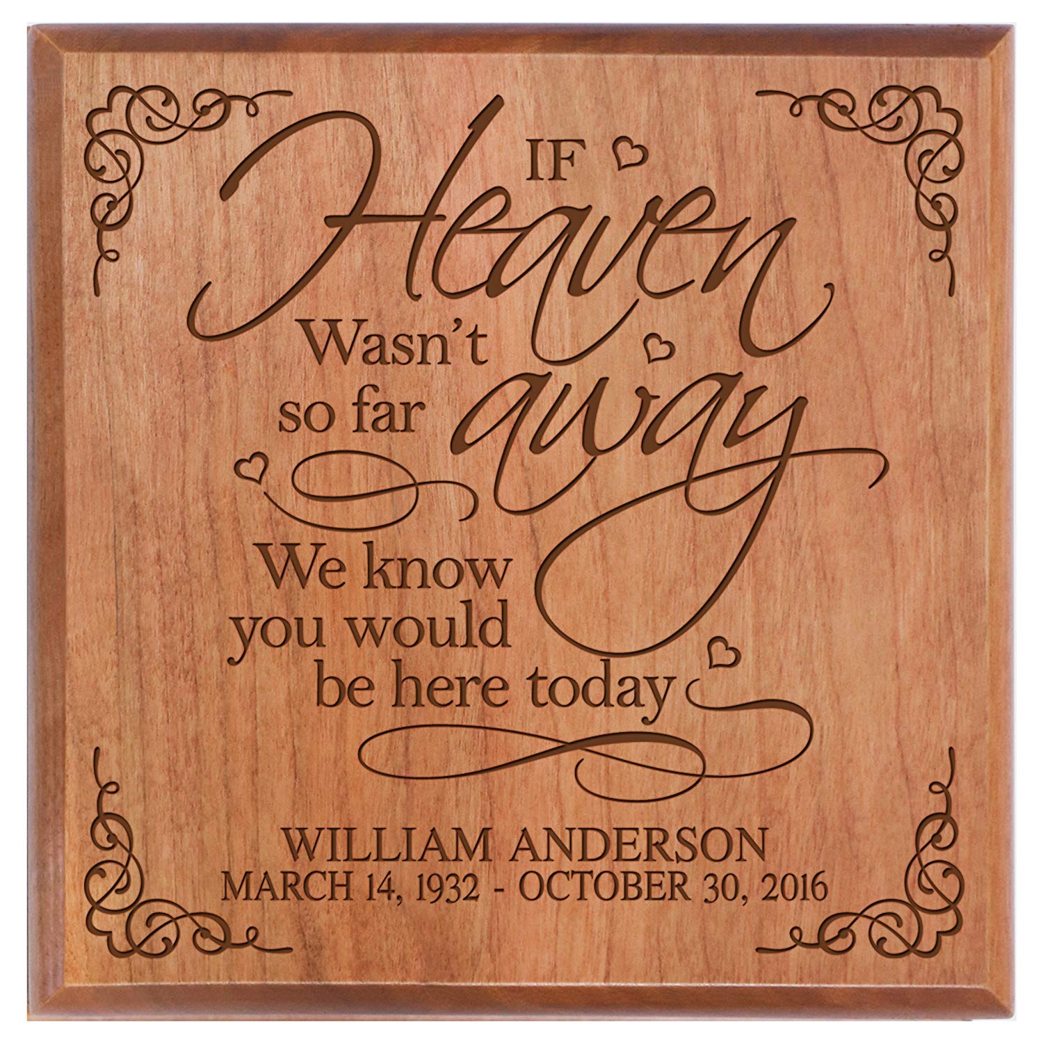 Custom Engraved Unique Cremation Urn Box For Human Ashes