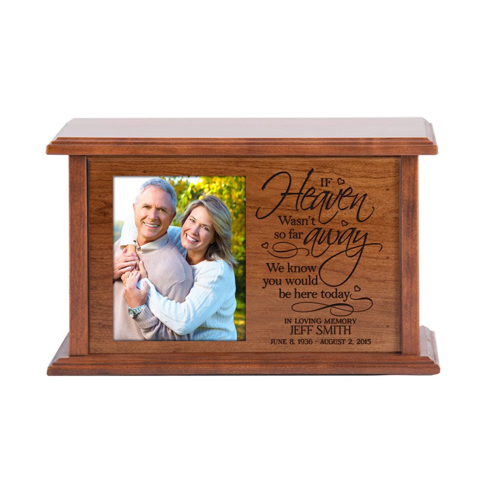 Personalized Memorial Unique Cremation Urn Box for Human Ashes