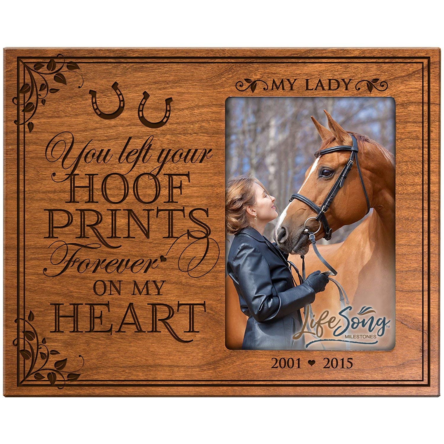 Lifesong Milestones Pet Memorial Photo Frame - Cherished Sympathy Gift