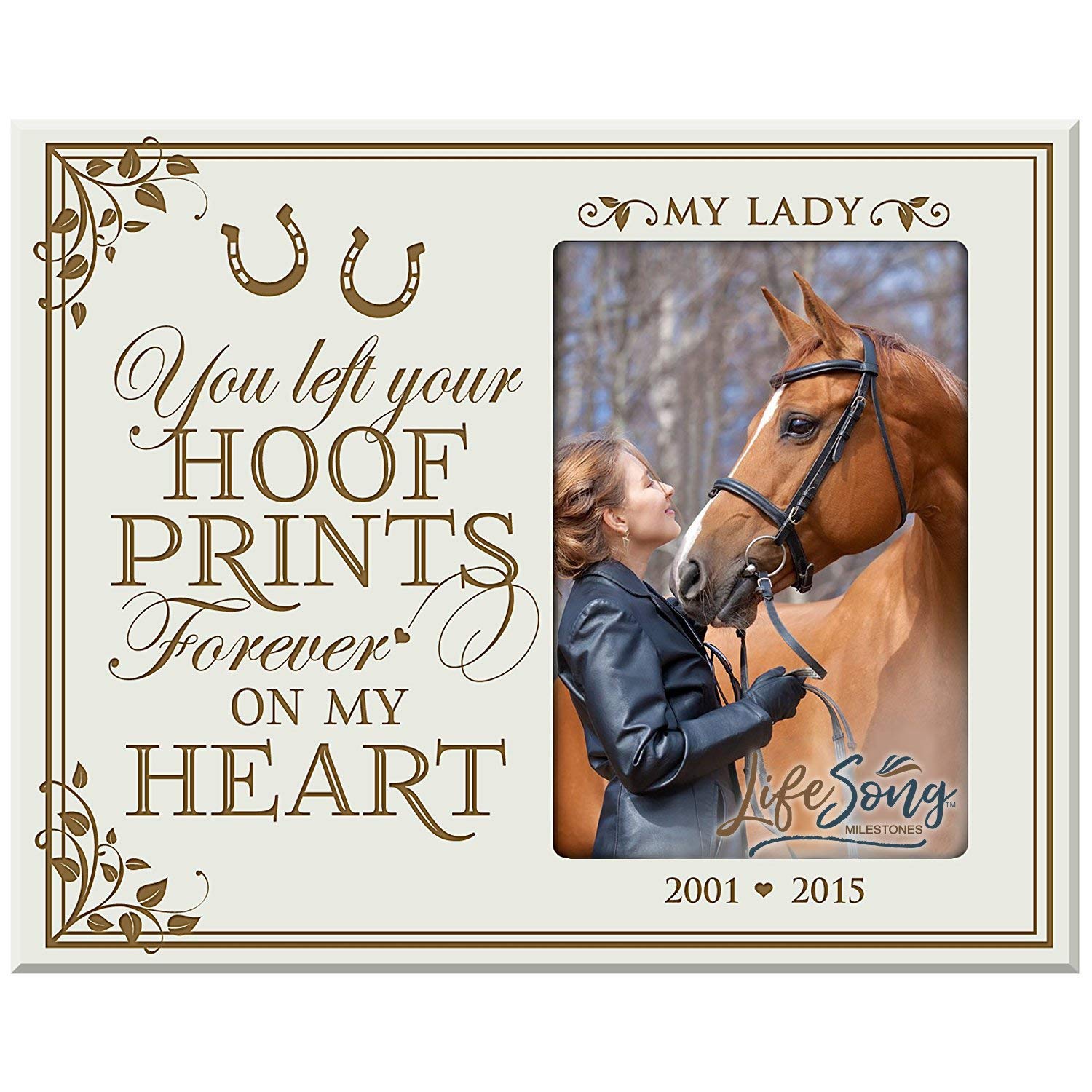 Lifesong Milestones Pet Memorial Photo Frame - Cherished Sympathy Gift