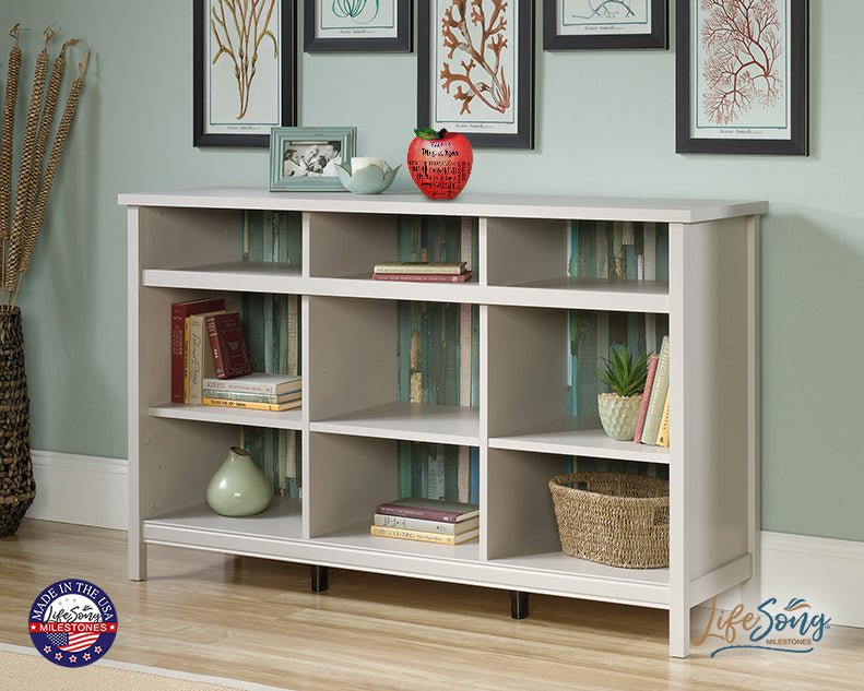 Customized Apple Shape Plaque for Teachers 6” x 5.75” It Takes A Big Heart - LifeSong Milestones