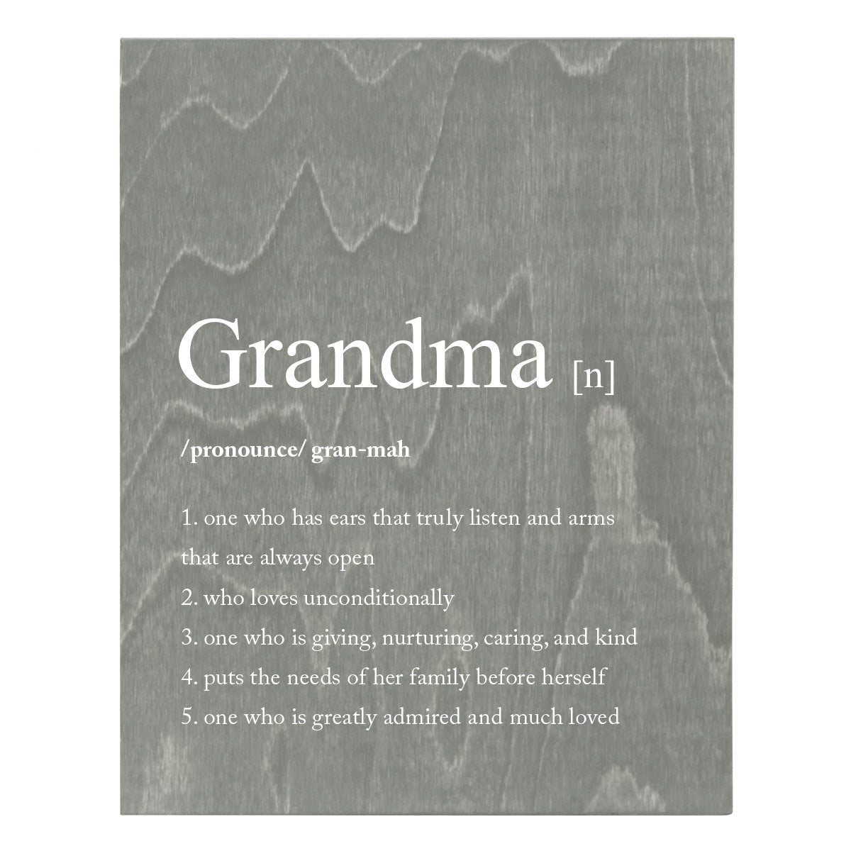 Decorative 8 x 10 Mother's Day Plaque - Definition Of - Grey - LifeSong Milestones