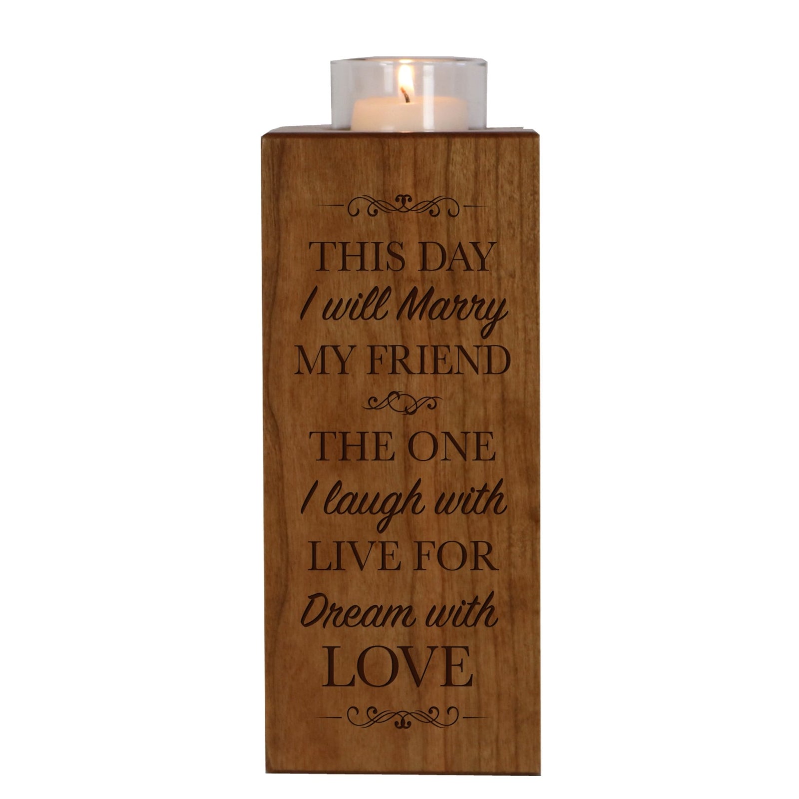 Double Votive Candle Holder I Have Found the One - LifeSong Milestones