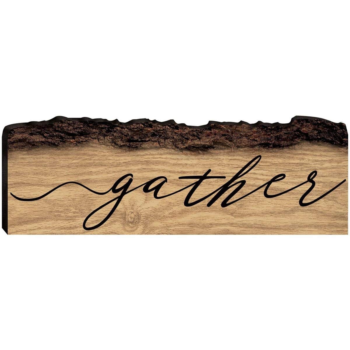 Engraved Barky Wood Plaque - Family - LifeSong Milestones