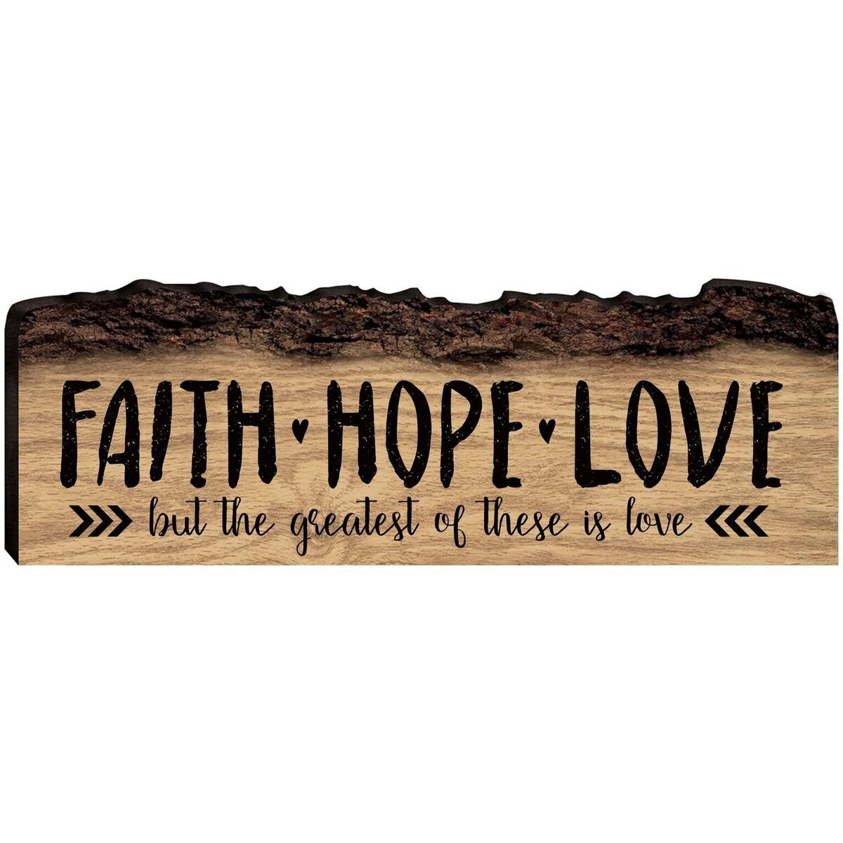 Engraved Barky Wood Plaque - Inspirational - LifeSong Milestones