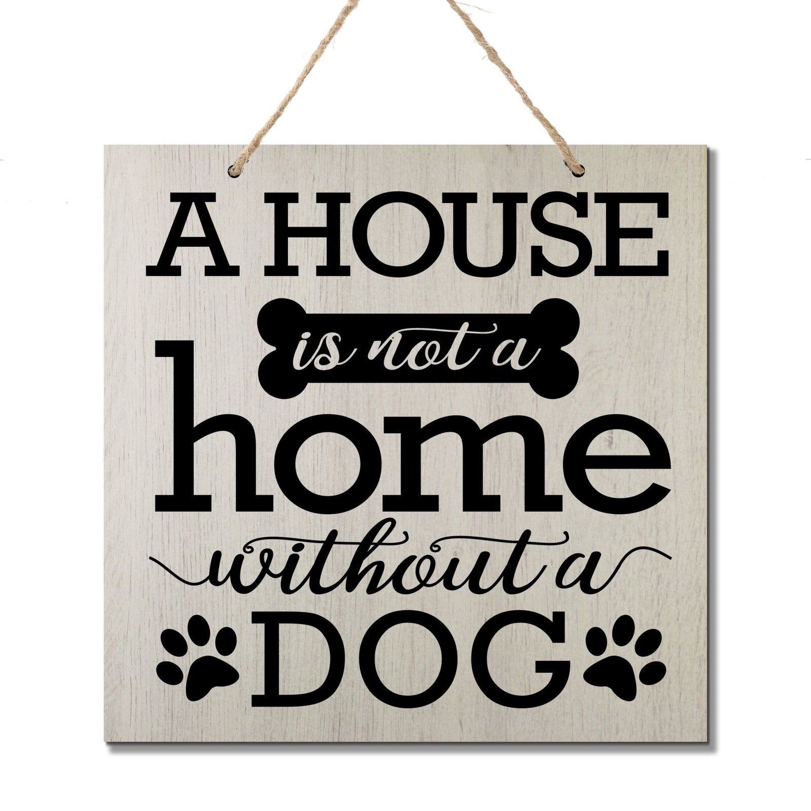 Engraved Memoral Dog Wall Sign A House - LifeSong Milestones